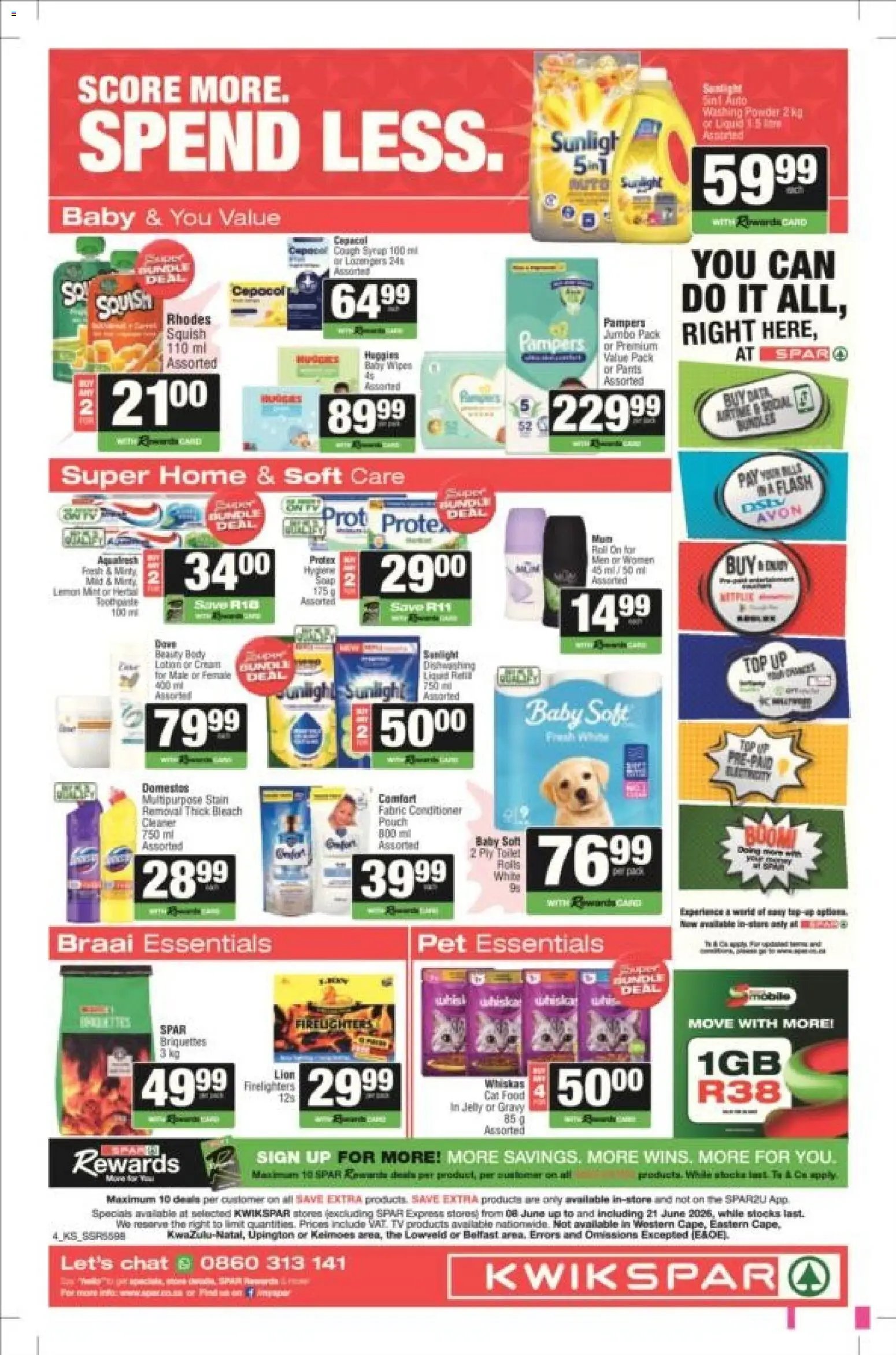 KWIKSPAR special from 08/06/2026 KWIKSPAR - Gauteng - Weekly Specials