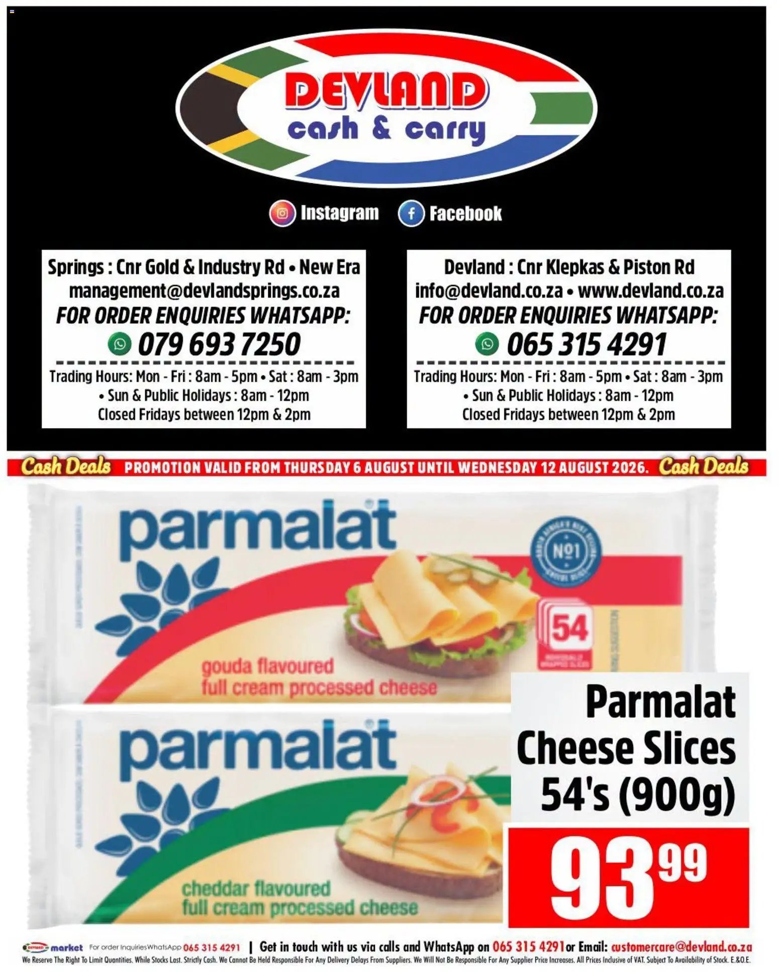 Devland special from 06/08/2026 Devland Cash Deals