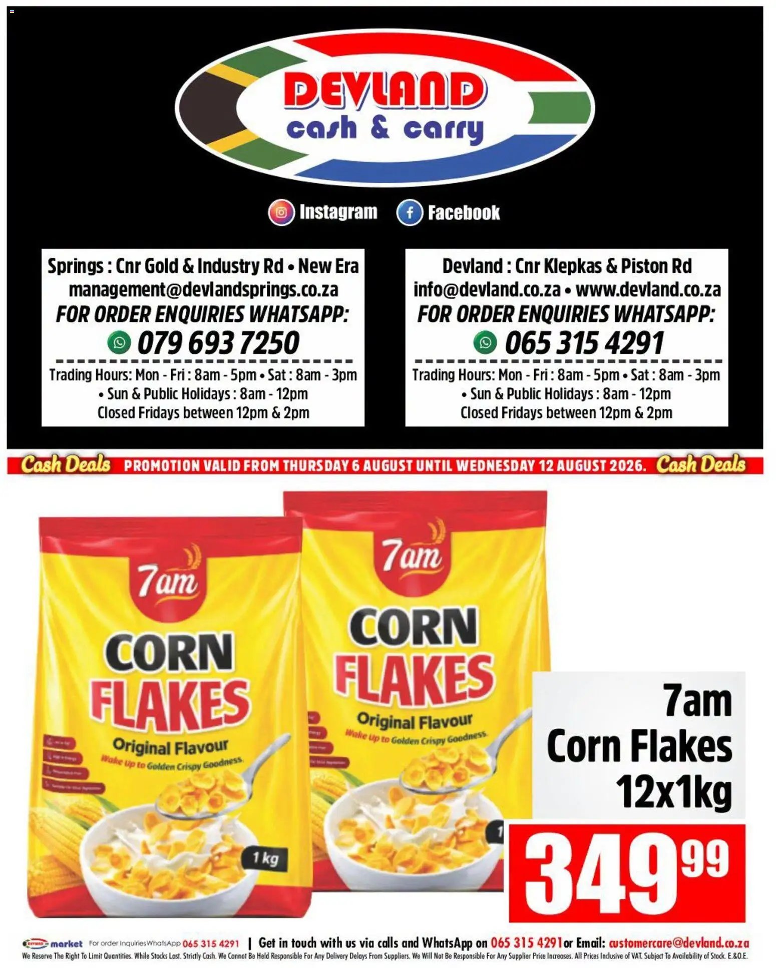 Devland special from 06/08/2026 Devland Cash Deals