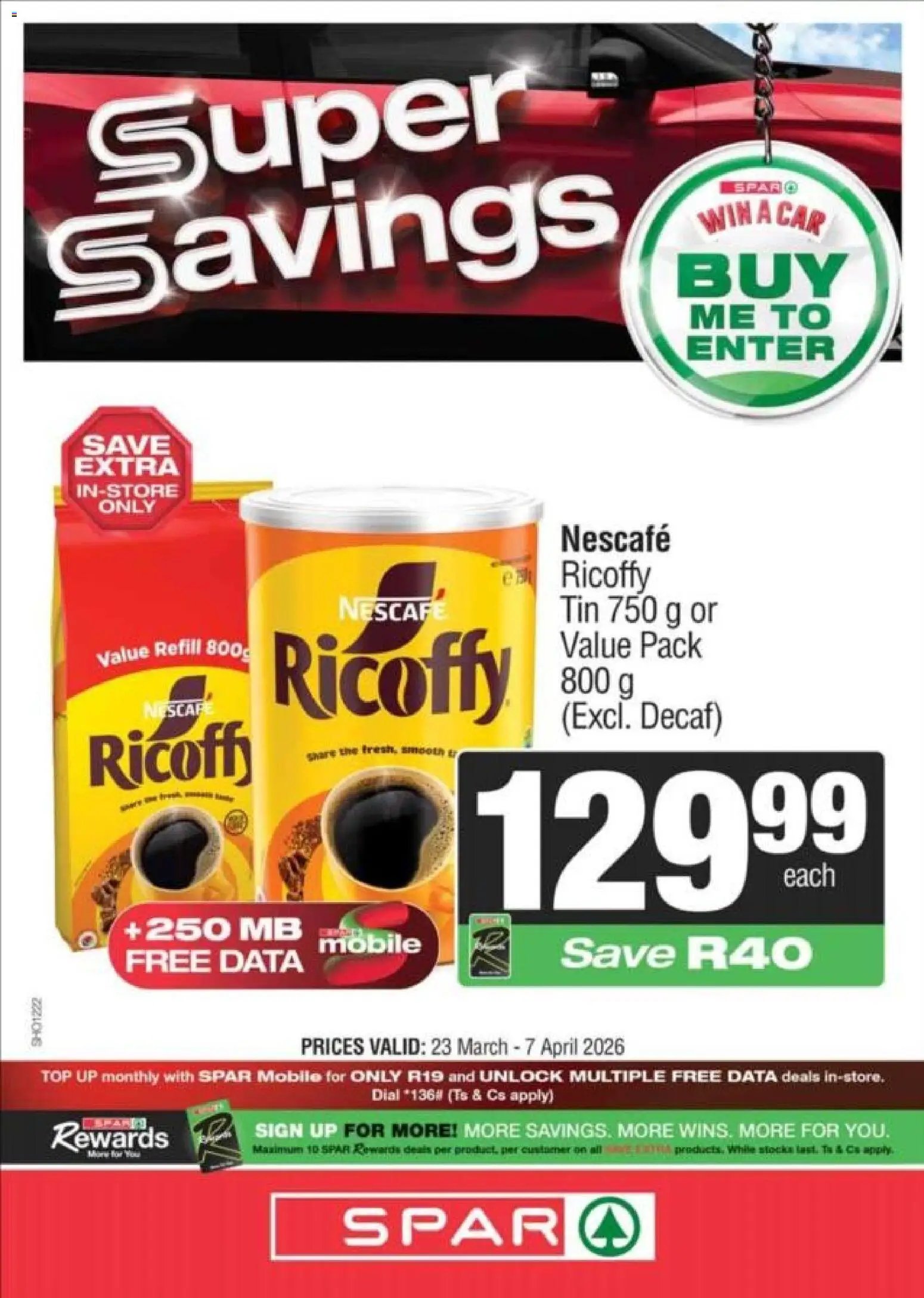 KWIKSPAR special from 23/03/2026 KWIKSPAR Specials (2026-03-23 - 2026-04-07) | 10