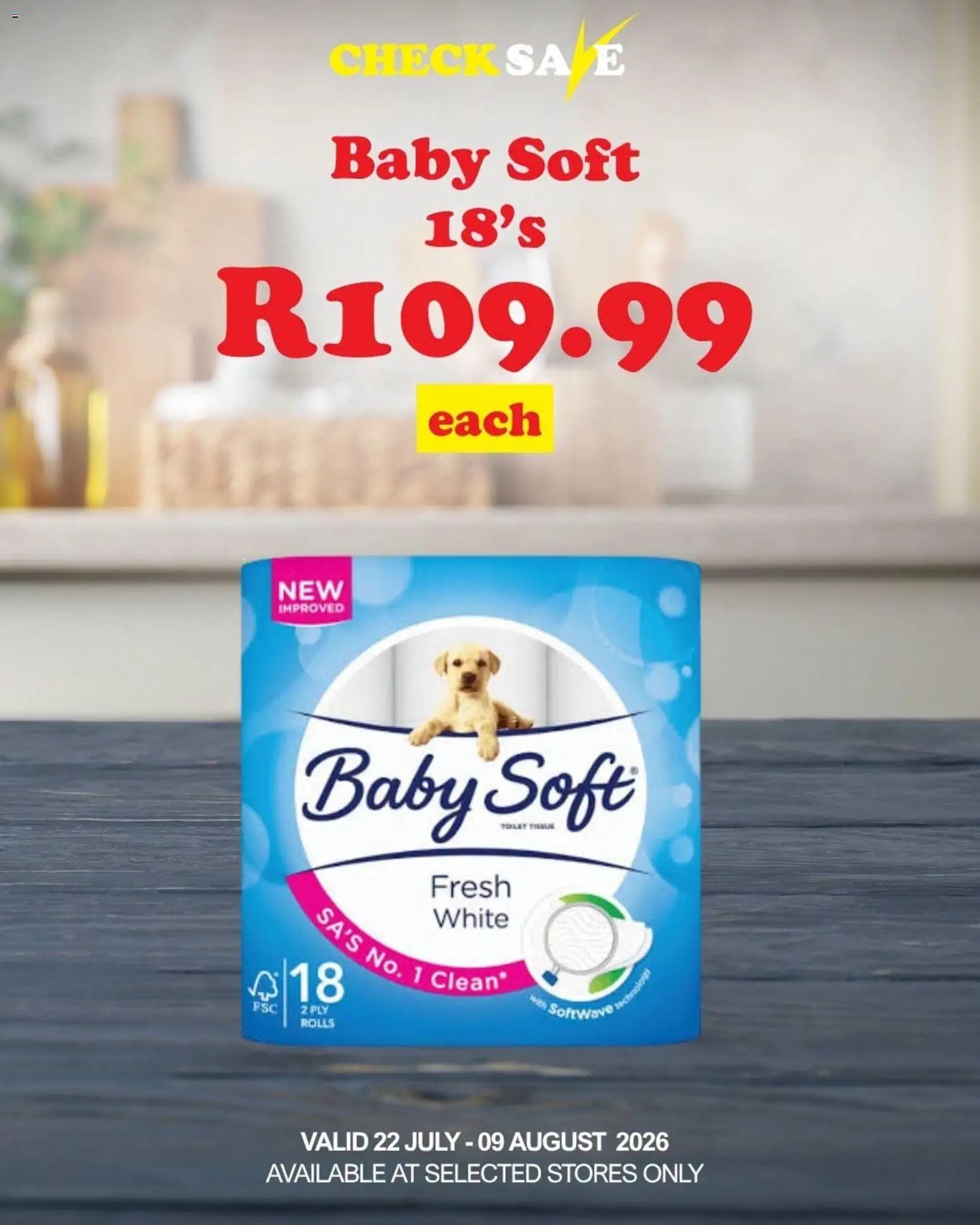 Check Save special from 23/07/2026 Check Save Showstopper Deals