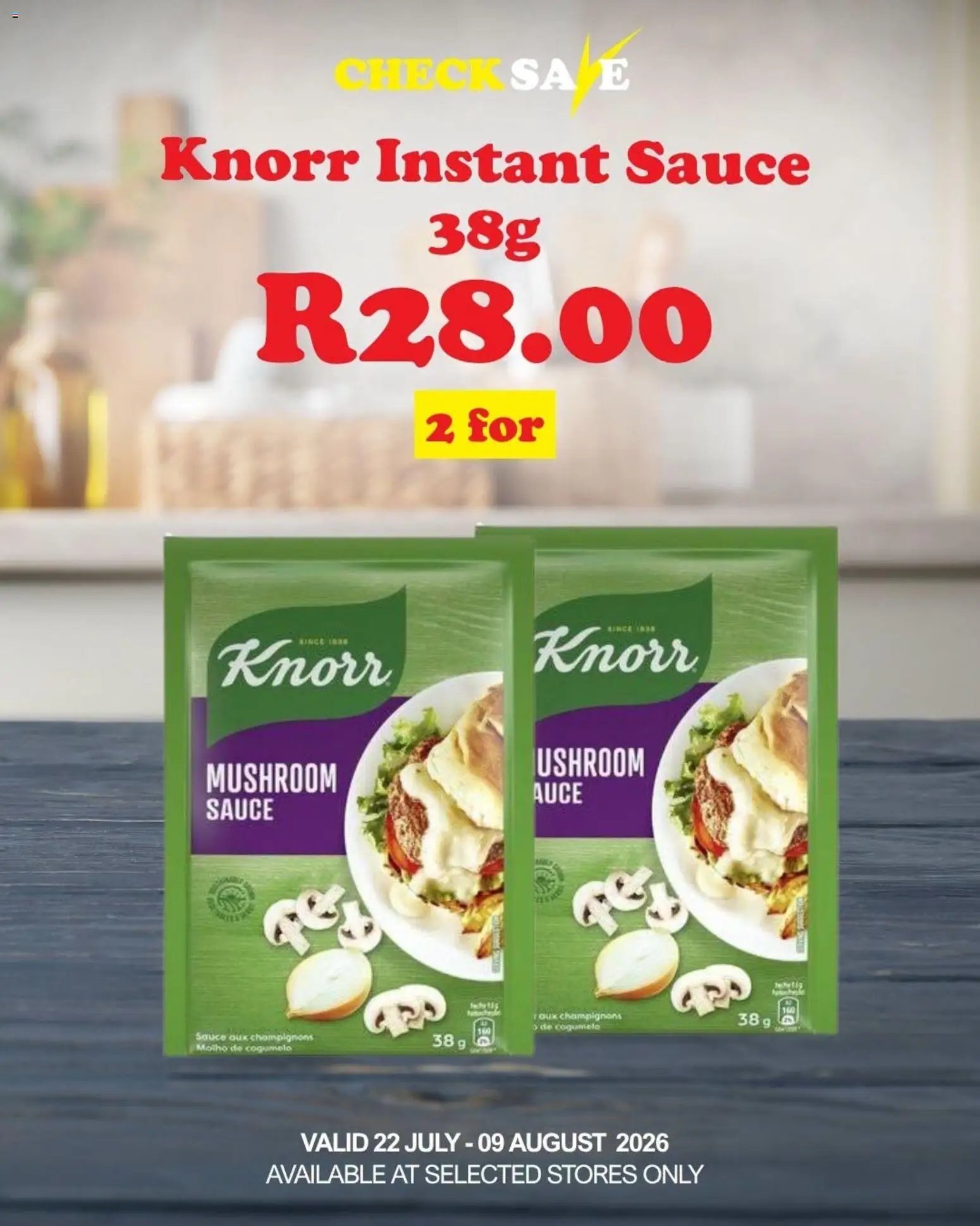 Check Save special from 23/07/2026 Check Save Showstopper Deals