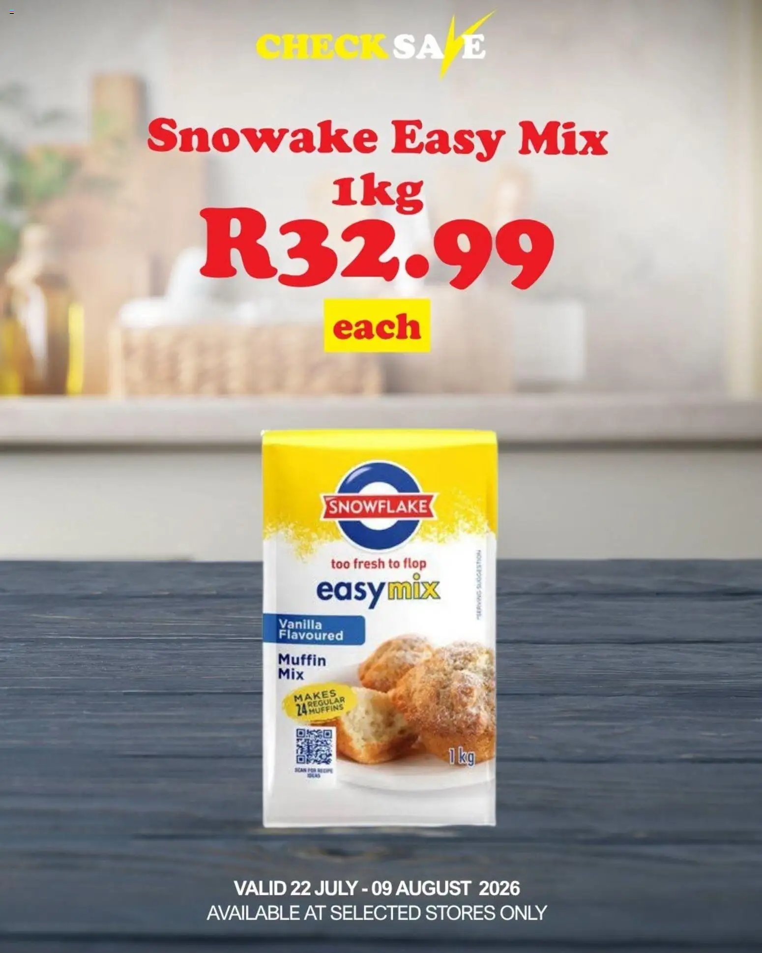 Check Save special from 23/07/2026 Check Save Showstopper Deals