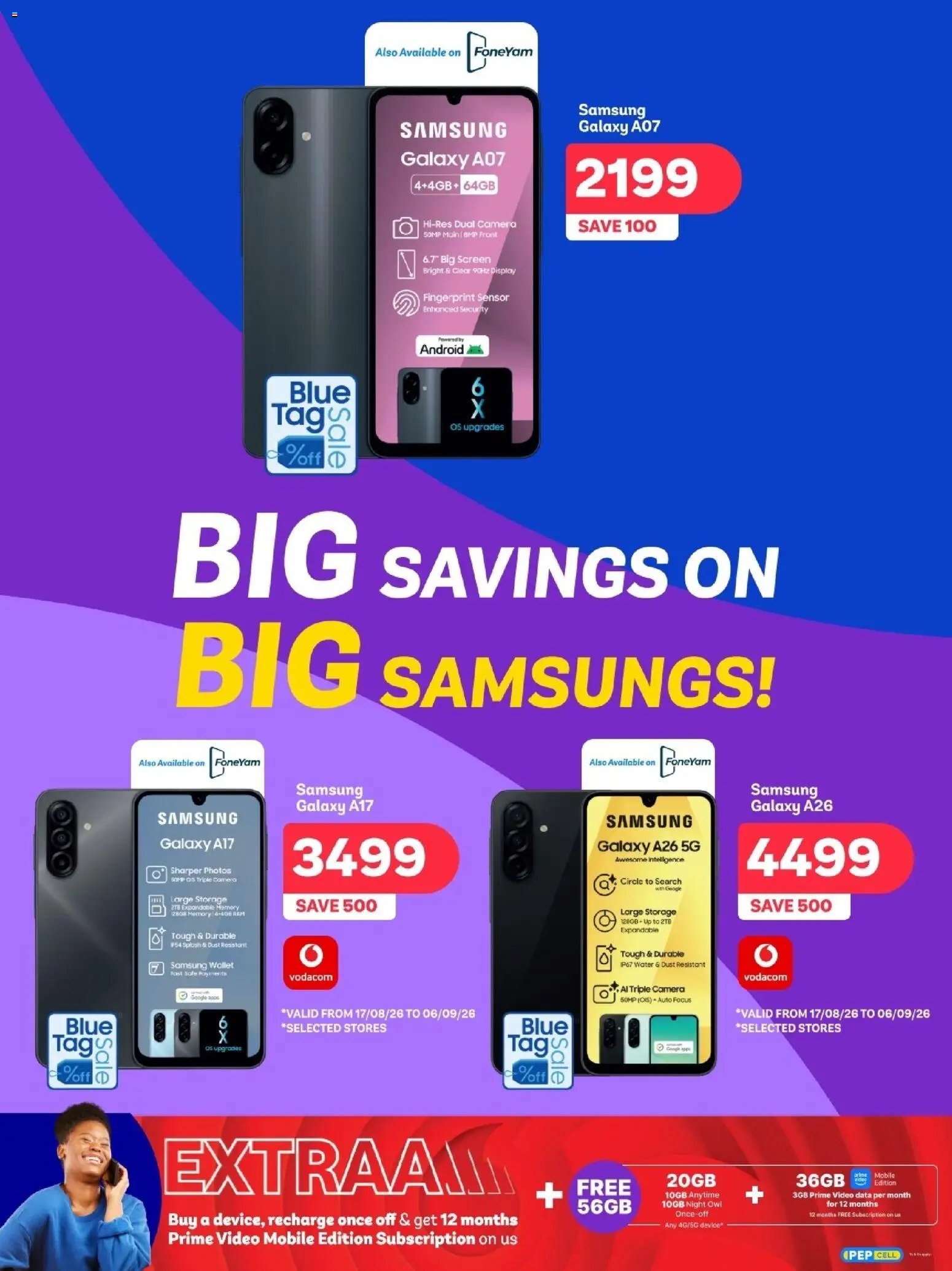 PEP Stores special from 26/08/2026 PEP Stores Cell Catalogue
