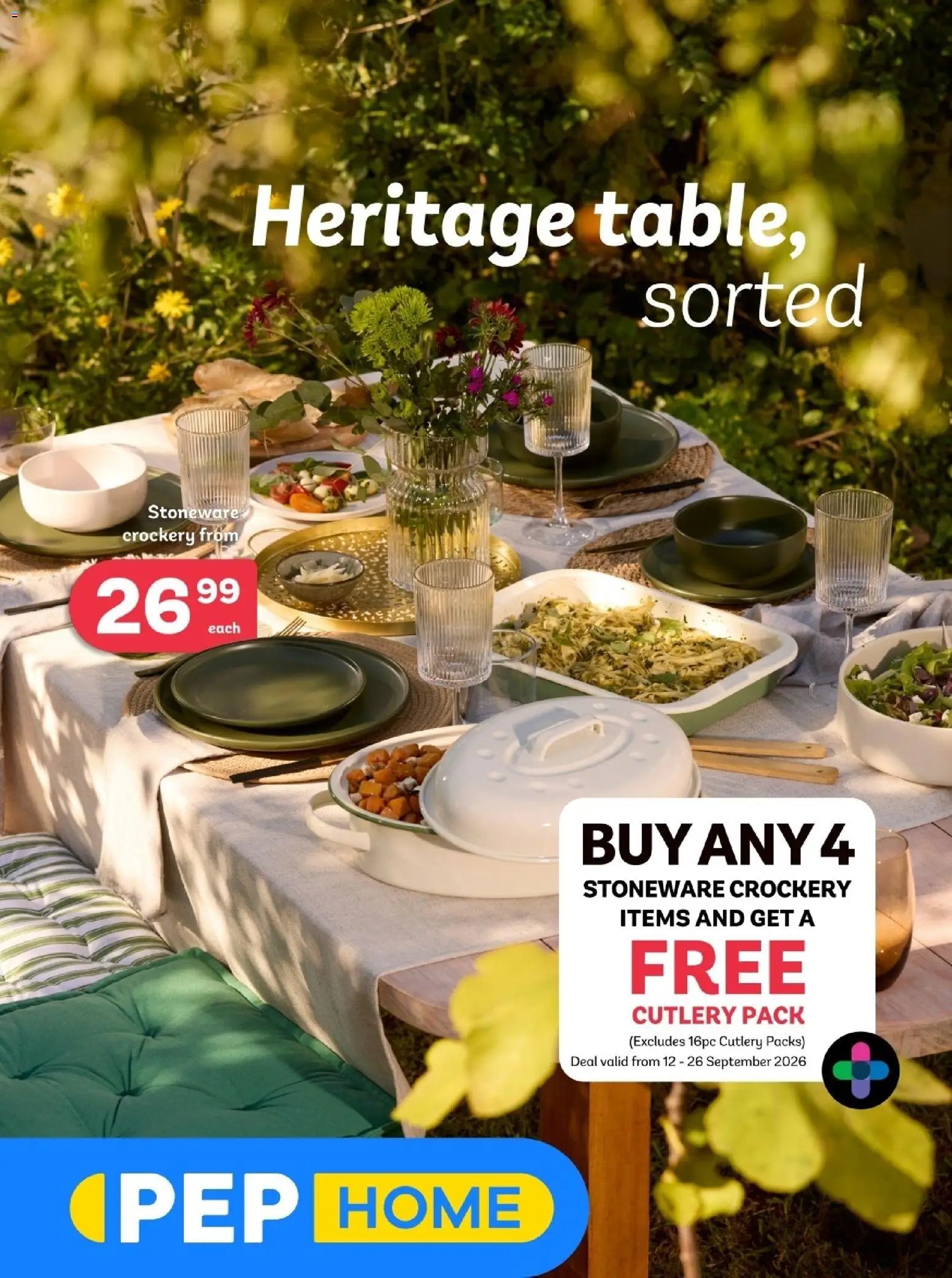 PEP Stores special from 26/08/2026 PEP Stores Home Catalogue