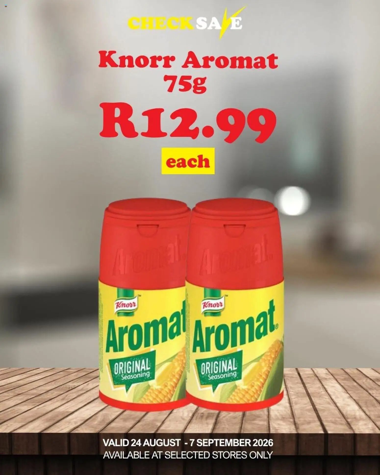 Check Save special from 24/08/2026 Check Save Specials