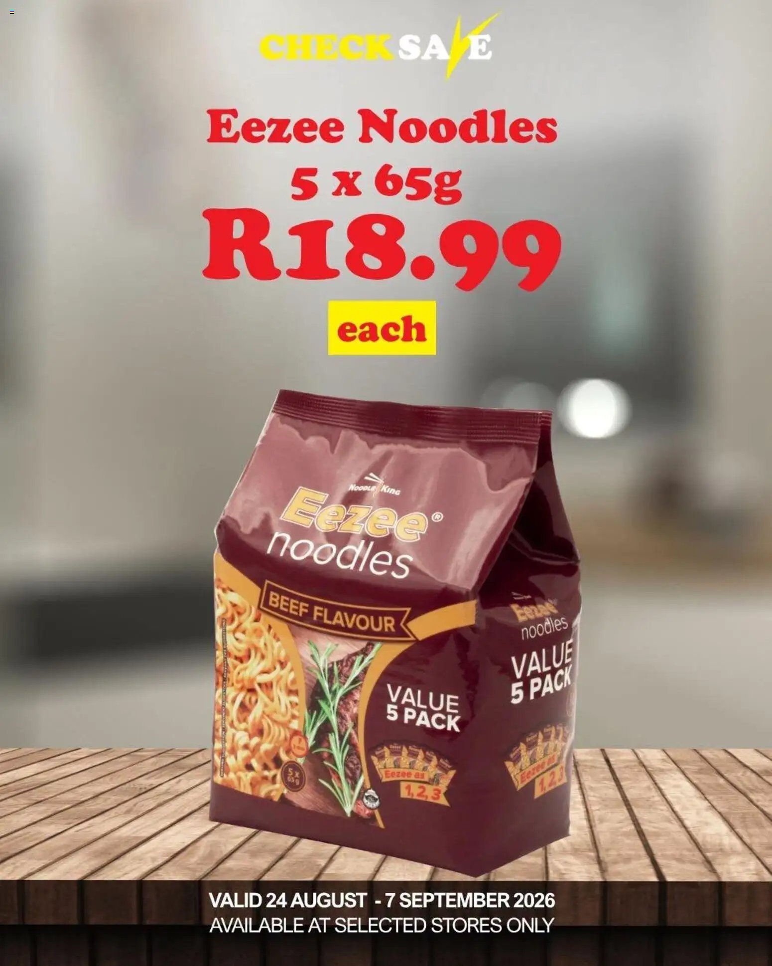 Check Save special from 24/08/2026 Check Save Specials