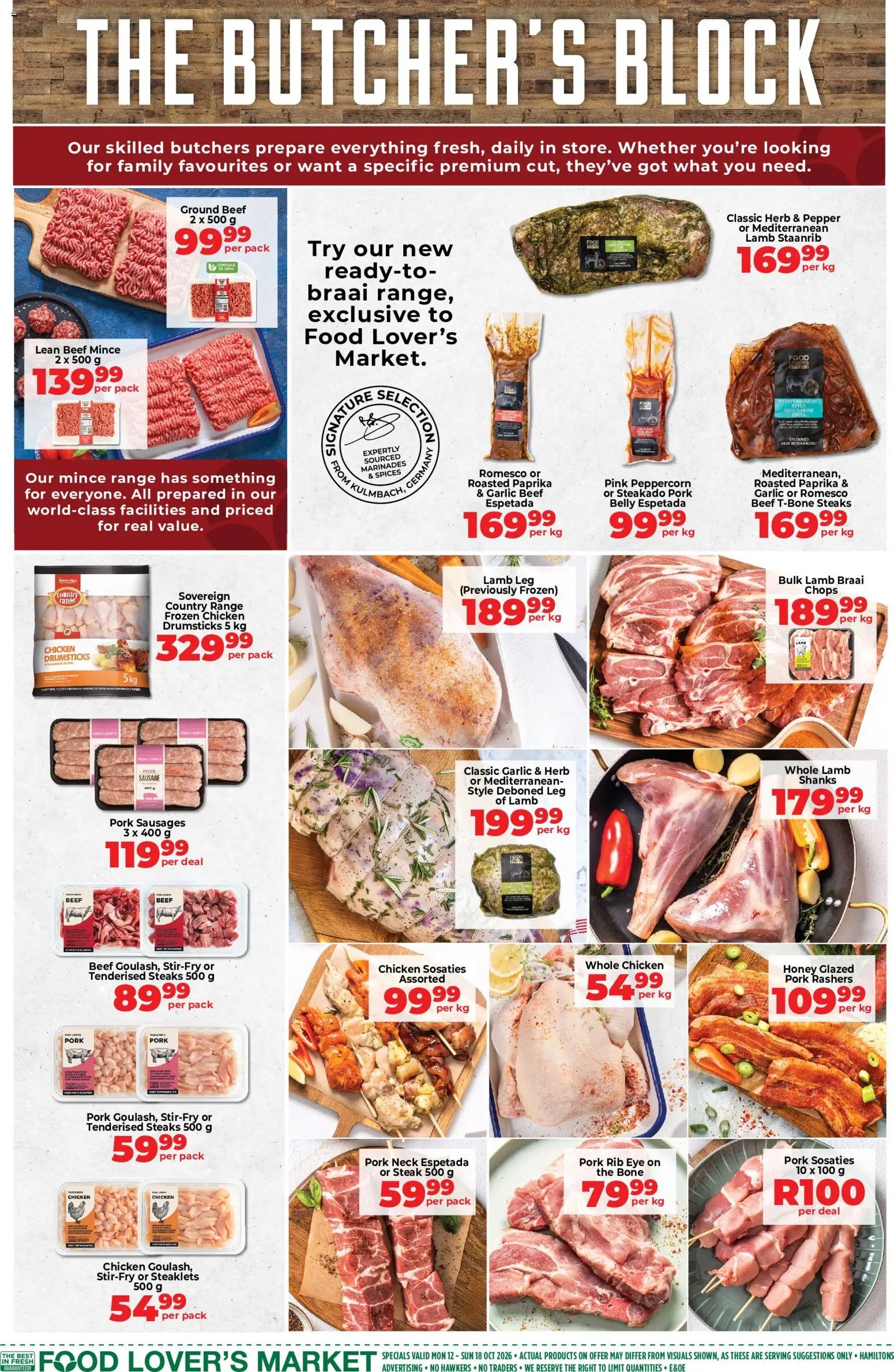 Food Lover's Market Eastern Cape - Weekly Specials from 12/10 - 18/10/2026 > Promotions