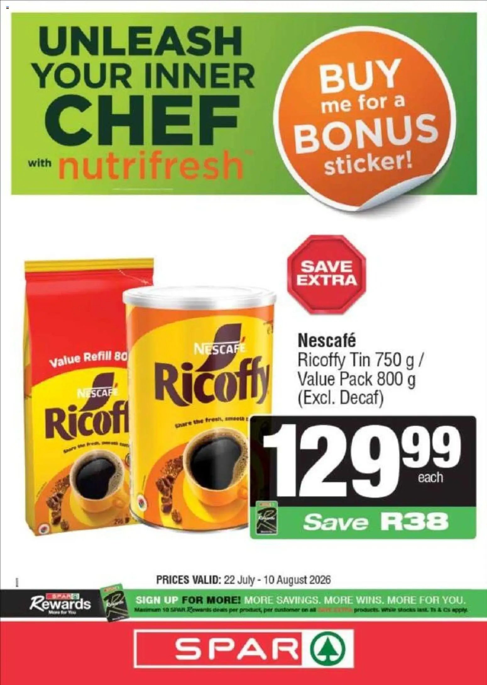 Superspar special from 22/07/2026 Superspar Specials