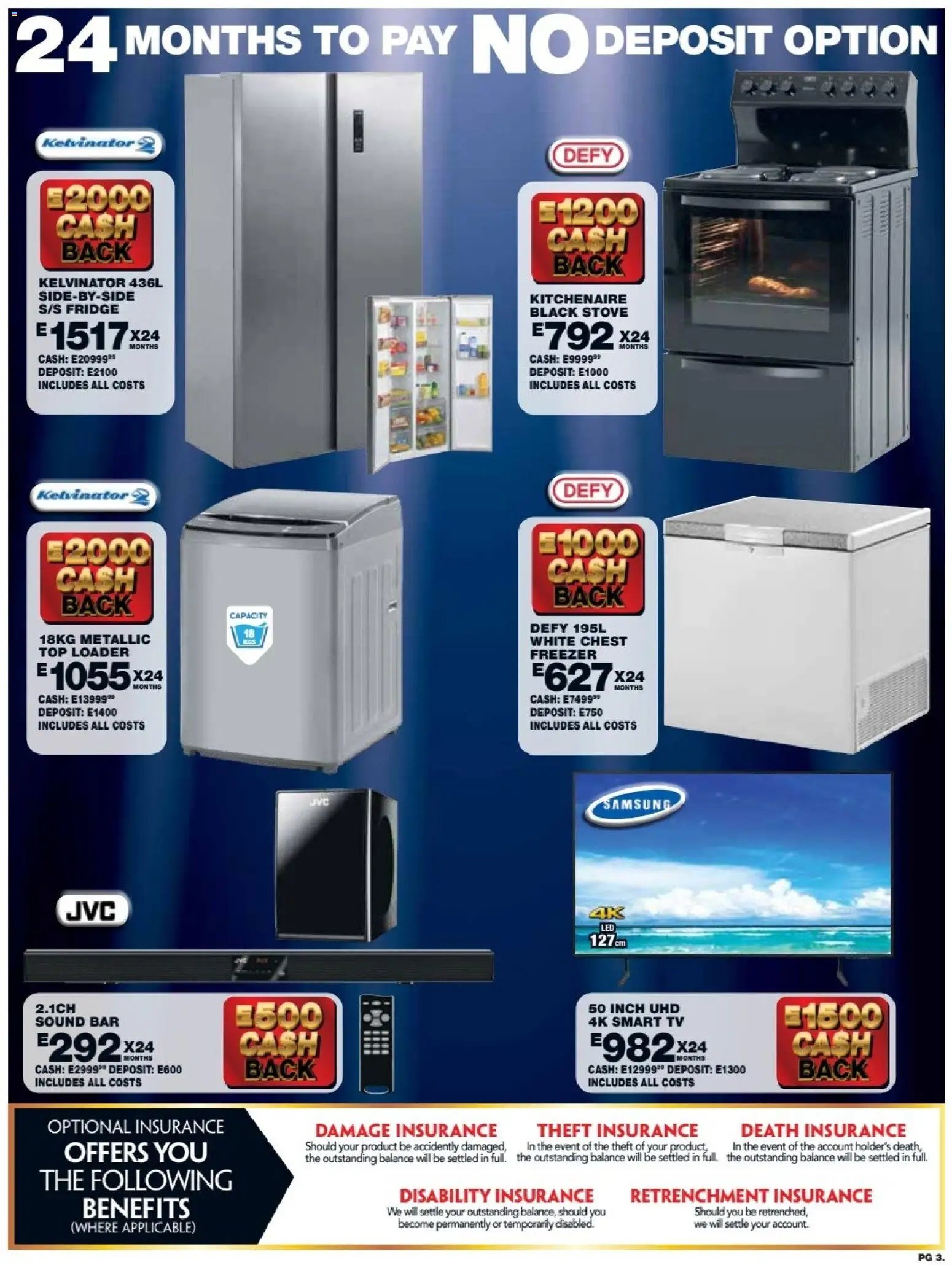 Lewis Stores special from 11/05/2026 Lewis Stores Eswatini Cash Back Brochure