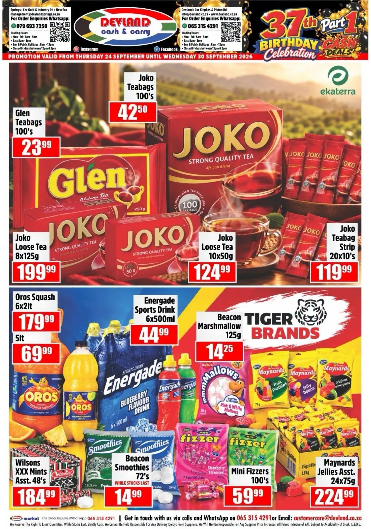 Devland special from 24/09/2026 Devland Specials