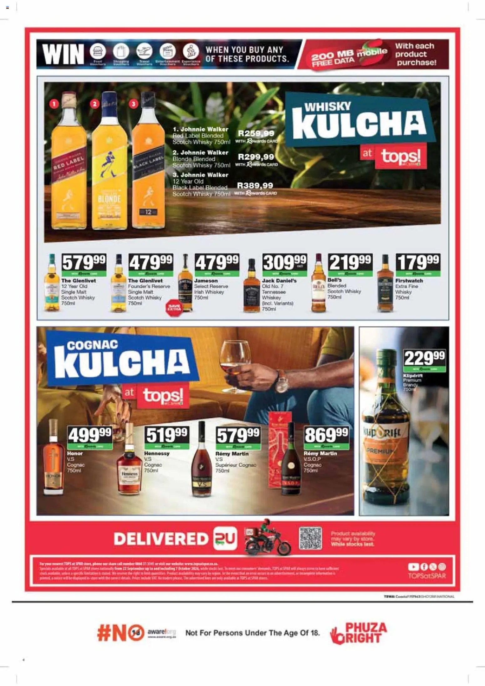 Tops at Spar special from 22/09/2026 Tops at Spar Specials Turn Up Epic