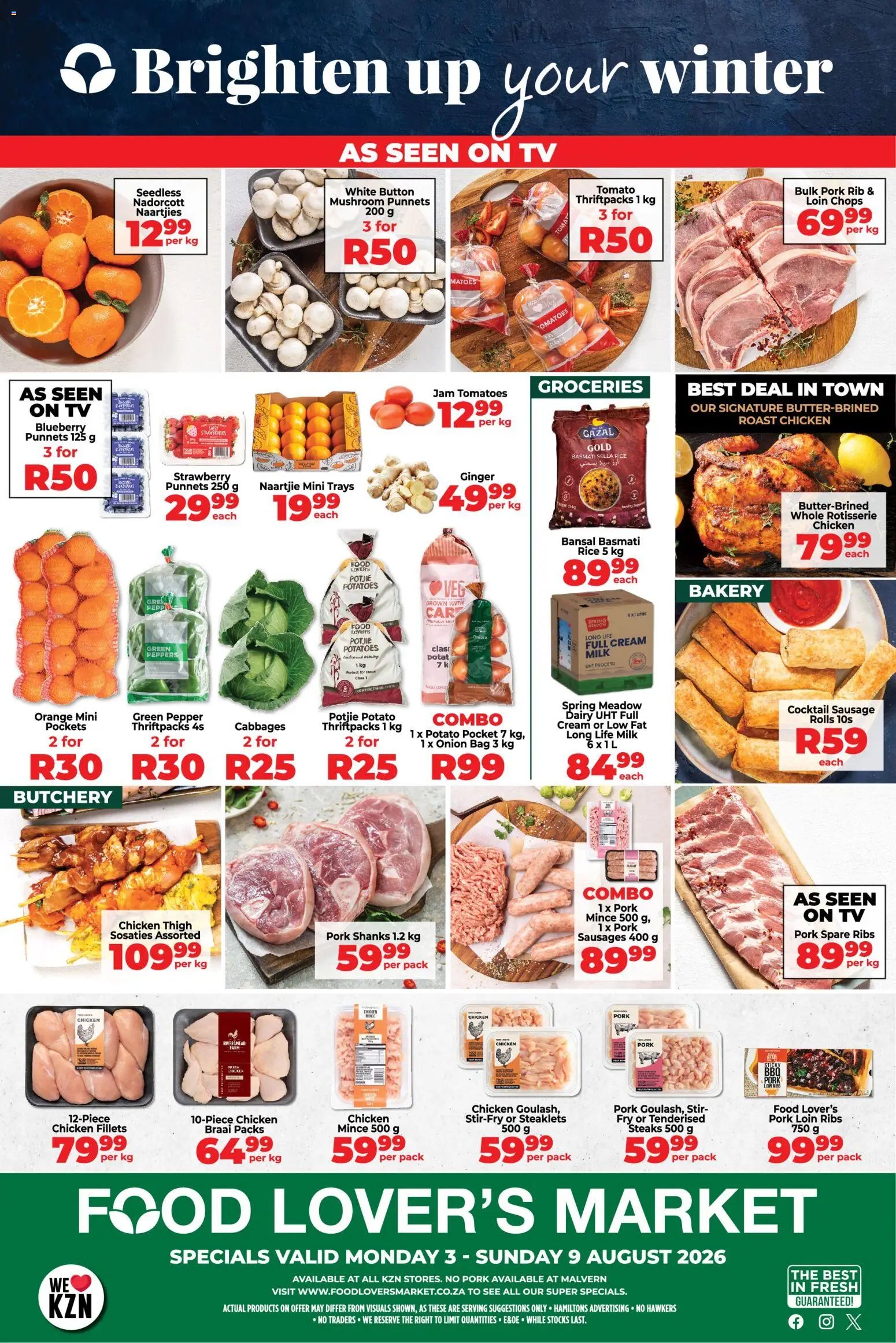 Food Lover's Market special from 03/08/2026 Food Lover's Market KwaZulu-Natal - Weekly Specials