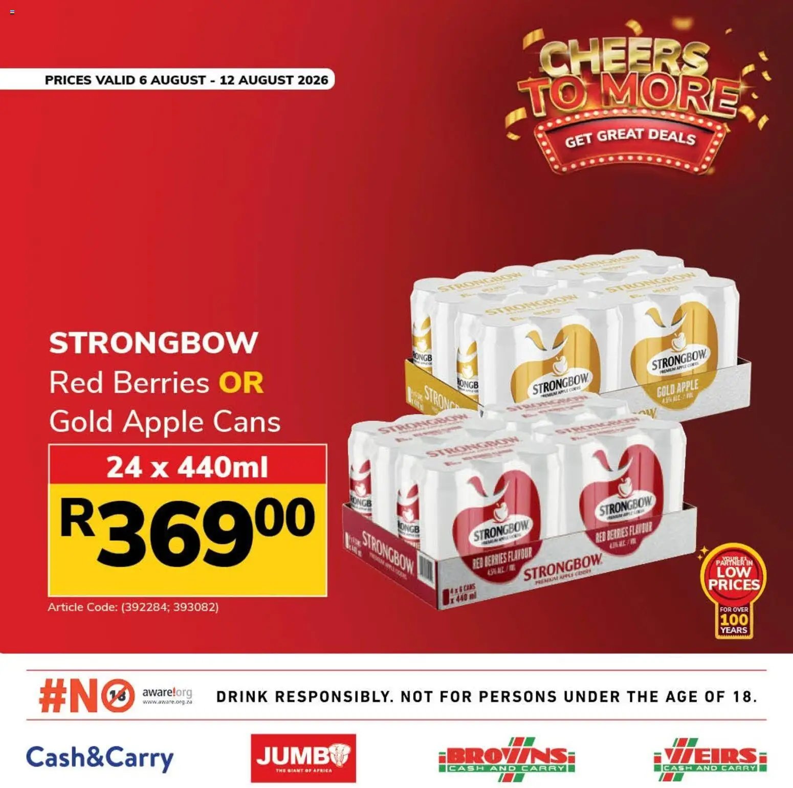 Jumbo special from 06/08/2026 Jumbo Mid-month. Major savings. Liquor Specials