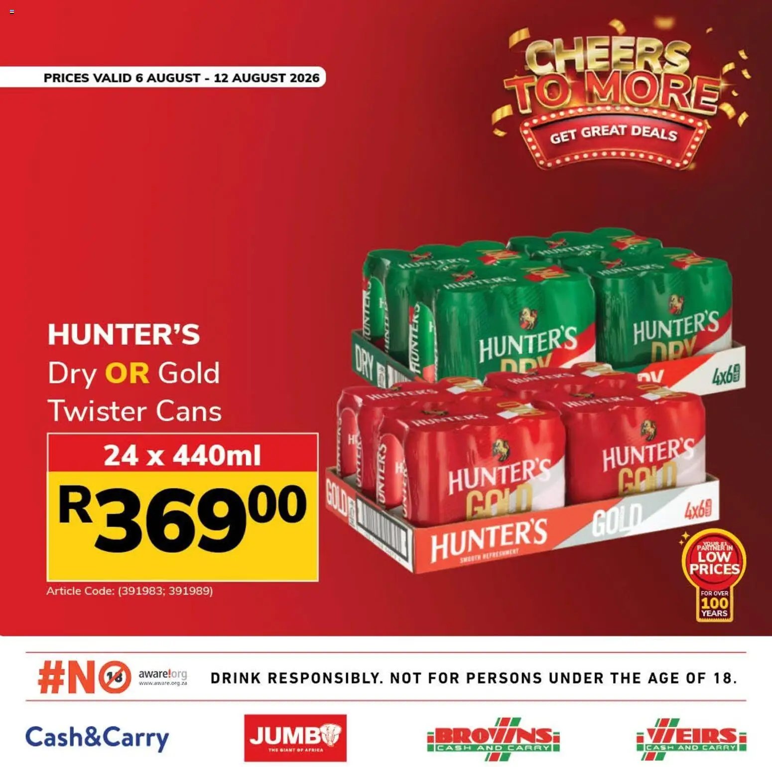 Jumbo special from 06/08/2026 Jumbo Mid-month. Major savings. Liquor Specials