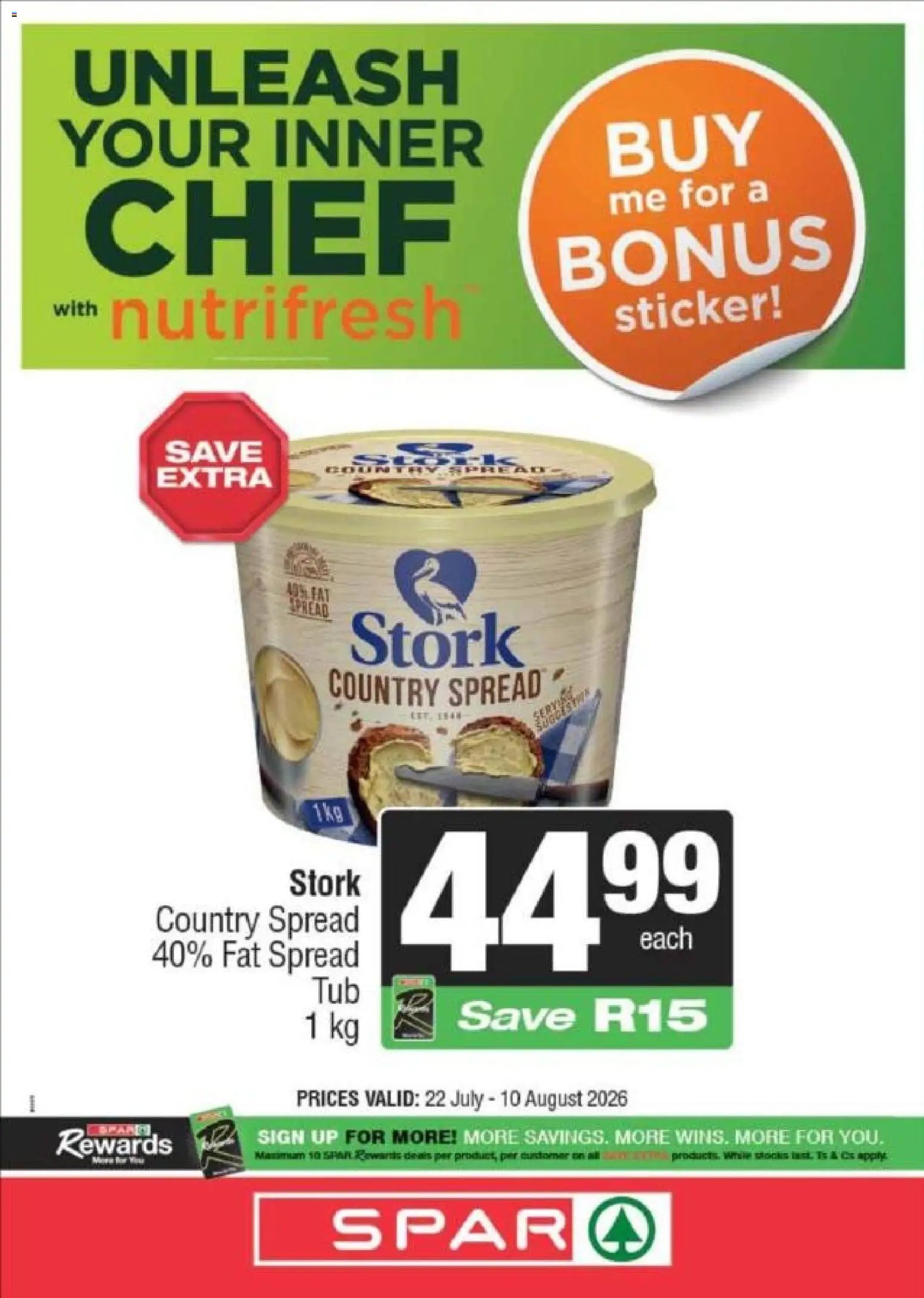 KWIKSPAR special from 22/07/2026 KWIKSPAR Specials