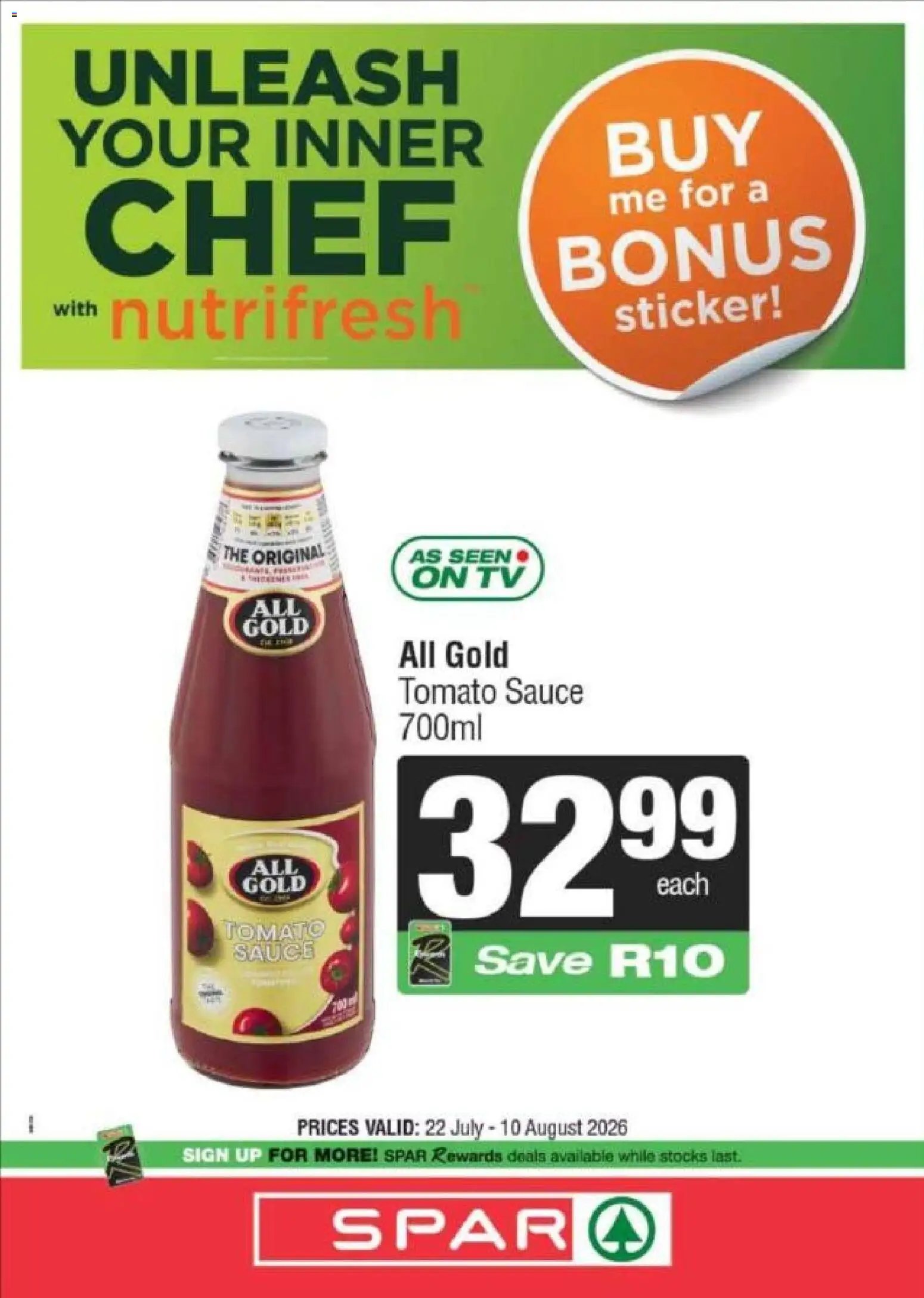 KWIKSPAR special from 22/07/2026 KWIKSPAR Specials