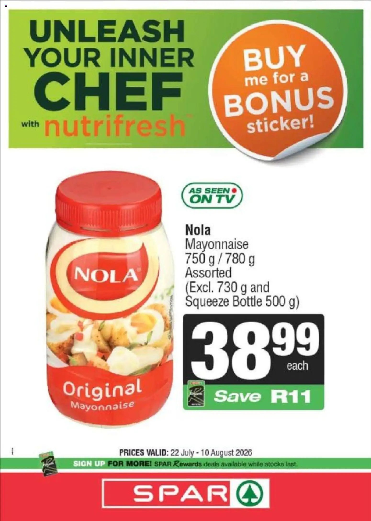 KWIKSPAR special from 22/07/2026 KWIKSPAR Specials