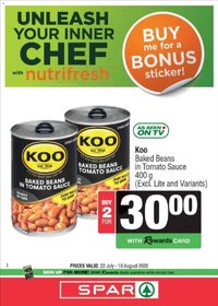 KWIKSPAR special from 22/07/2026 KWIKSPAR Specials