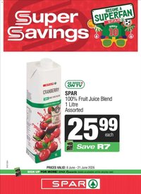 Spar special from 08/06/2026 Spar - Kwazulu-Natal - Weekly Specials