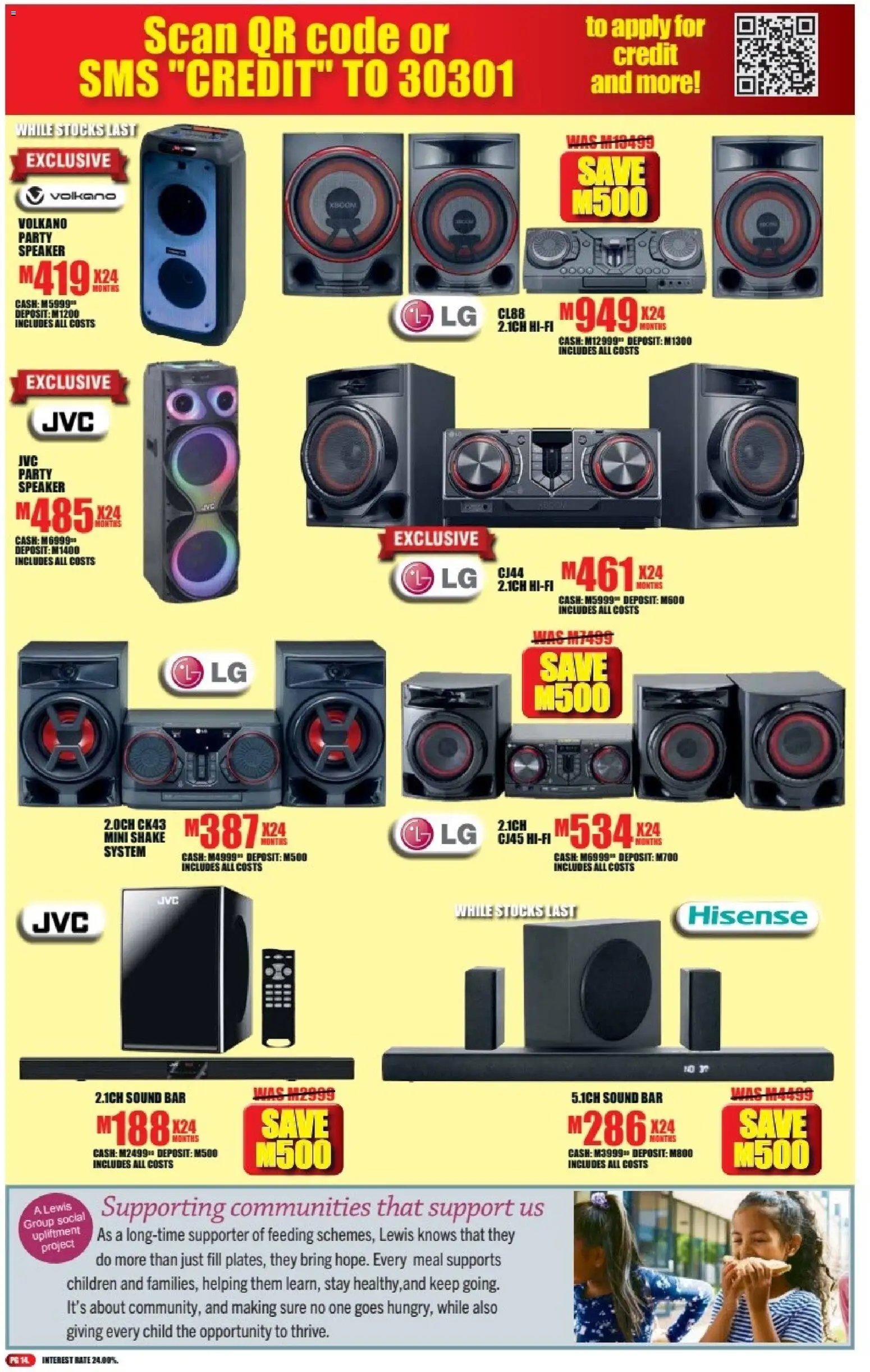 Lewis Stores special from 06/07/2026 Lewis Stores Lesotho Brochure