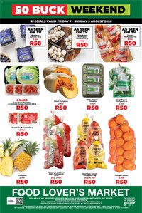 Food Lover's Market special from 07/08/2026 Food Lover's Market Western Cape - 50Buck Weekend Deals