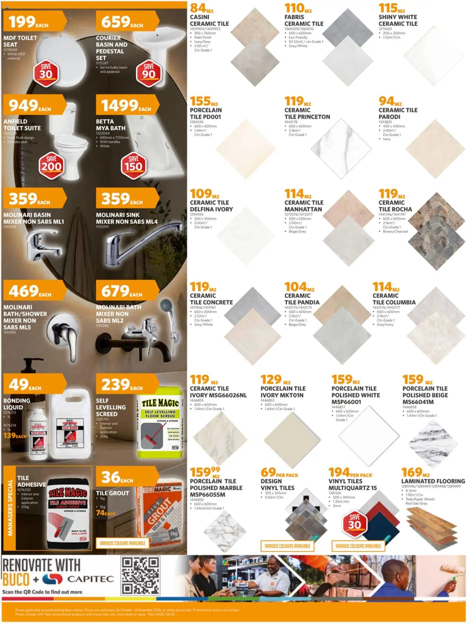 BUCO Specials Coastal Fundamental from 26/10 - 08/11/2026 > Promotions