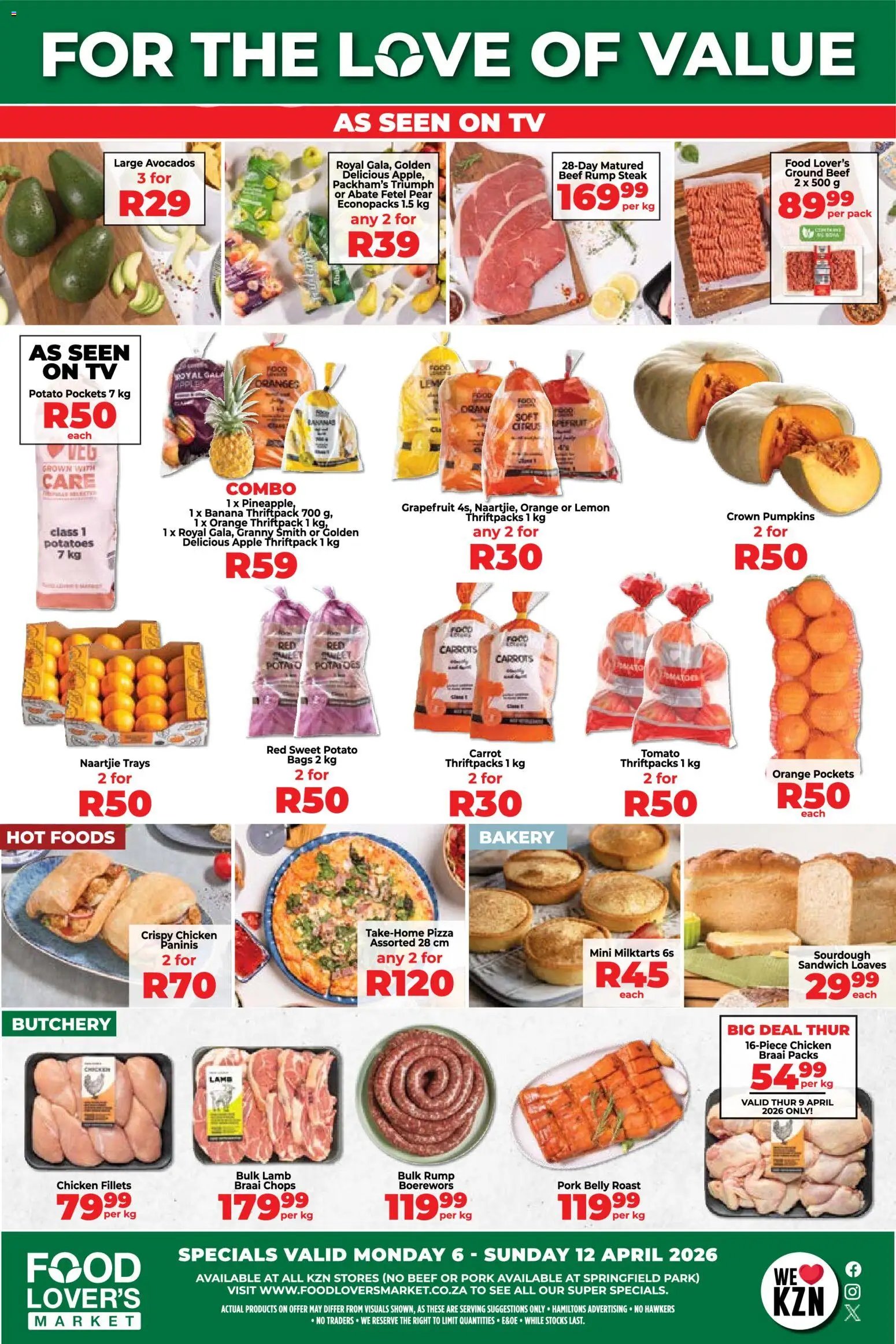 Food Lover's Market special from 06/04/2026 Food Lover's Market KwaZulu-Natal - Weekly Specials (2026-04-06 - 2026-04-12) | 1