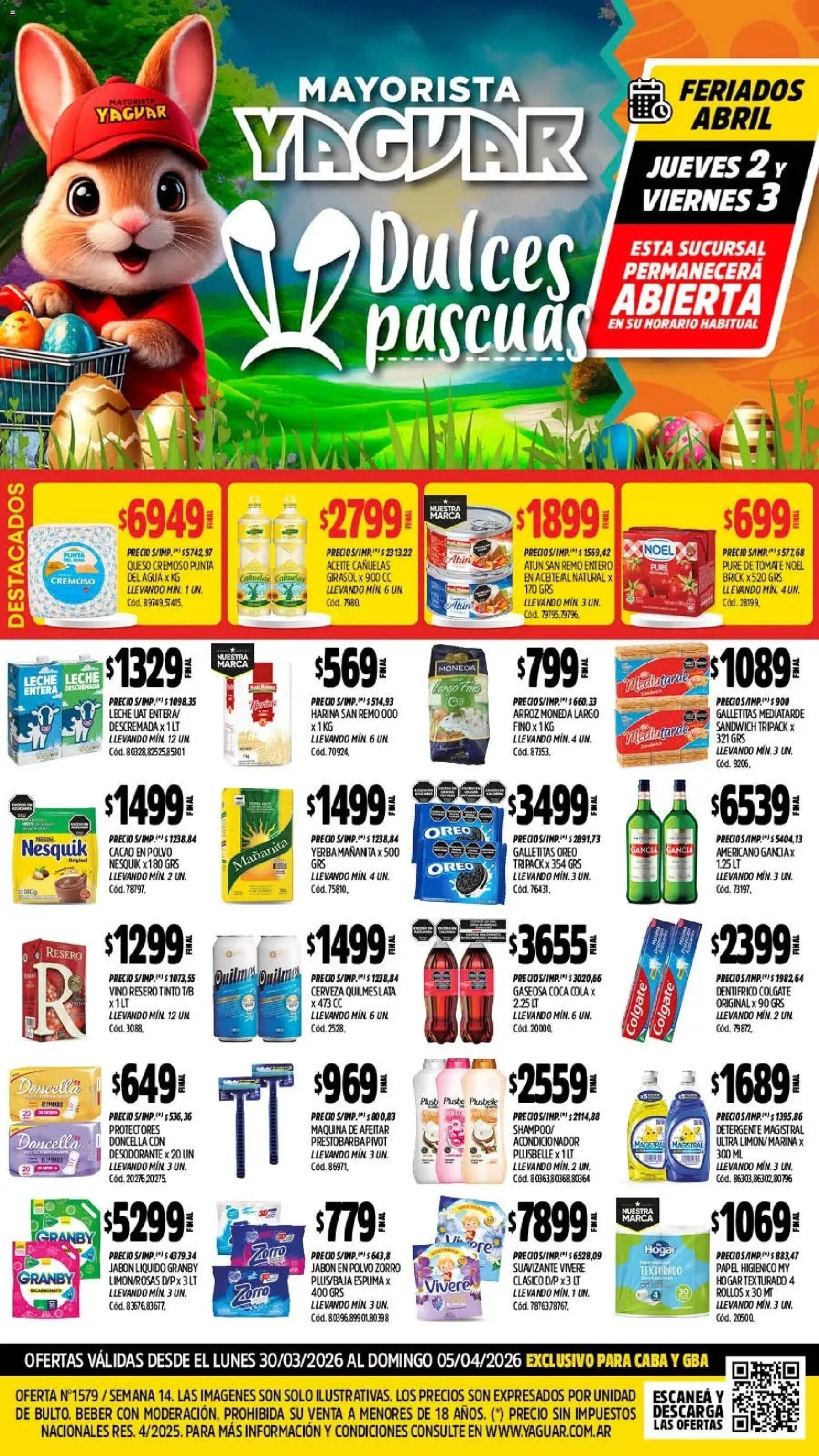 Yaguar - Oferta Semanal Buenos Aires (2026-03-30 - 2026-04-04)