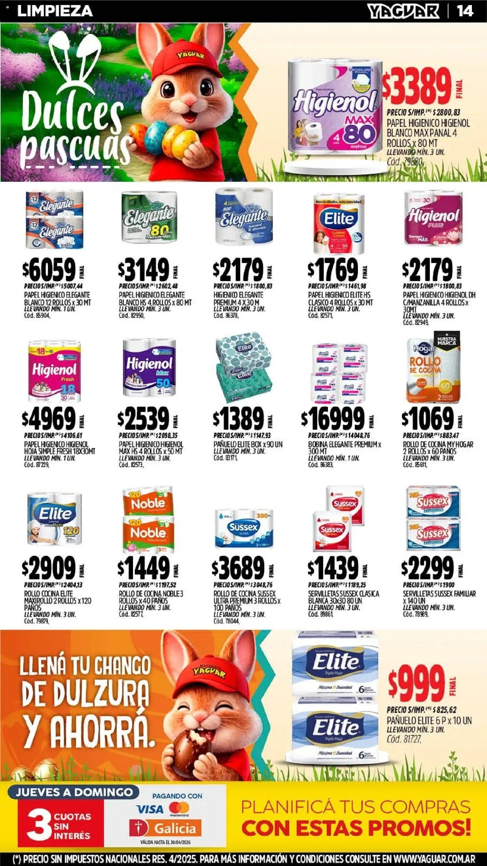 Yaguar - Oferta Semanal Buenos Aires (2026-03-30 - 2026-04-04)