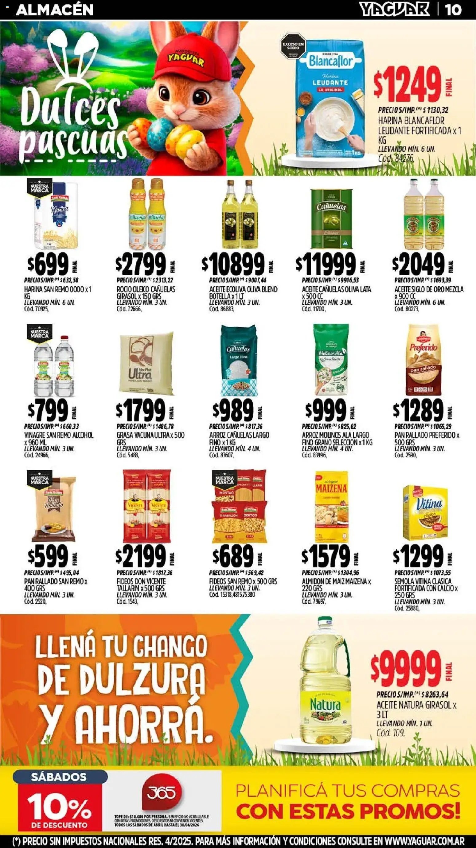 Yaguar - Oferta Semanal Buenos Aires (2026-03-30 - 2026-04-04)
