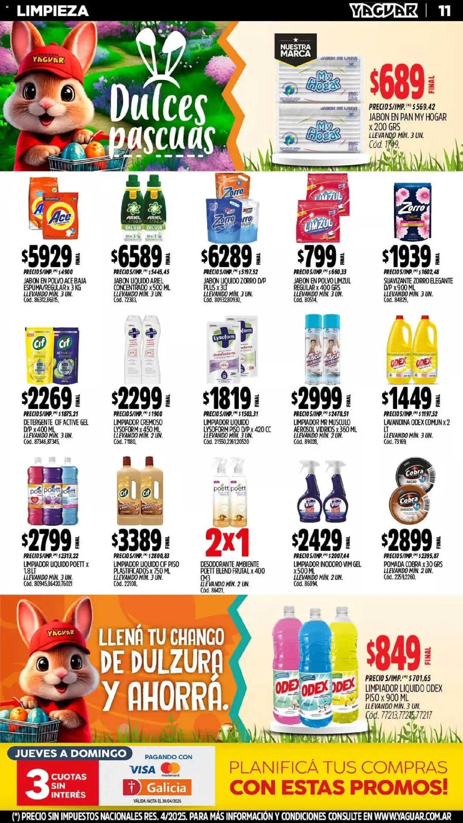 Yaguar - Oferta Semanal Mar del Plata (2026-03-30 - 2026-04-04)