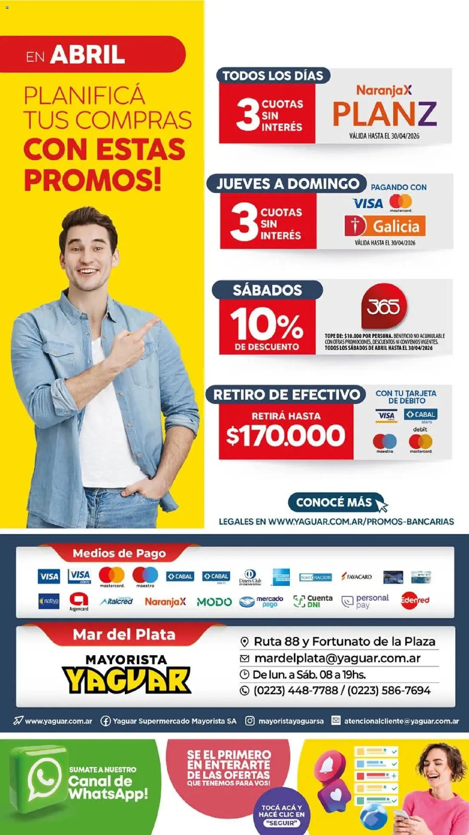 Yaguar - Oferta Semanal Mar del Plata (2026-03-30 - 2026-04-04)