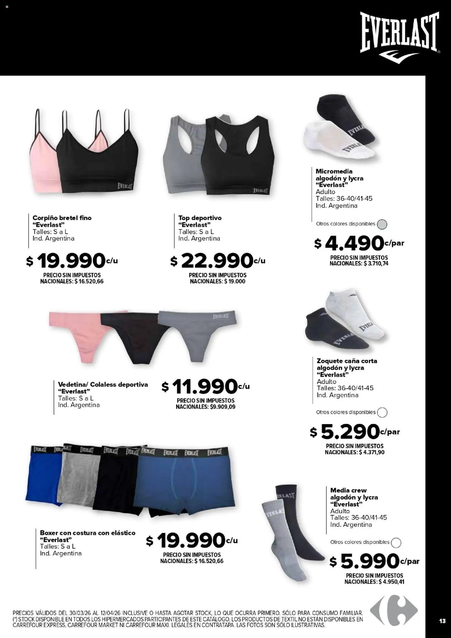 Carrefour - Tiempo Libre  (2026-03-30 - 2026-04-12)