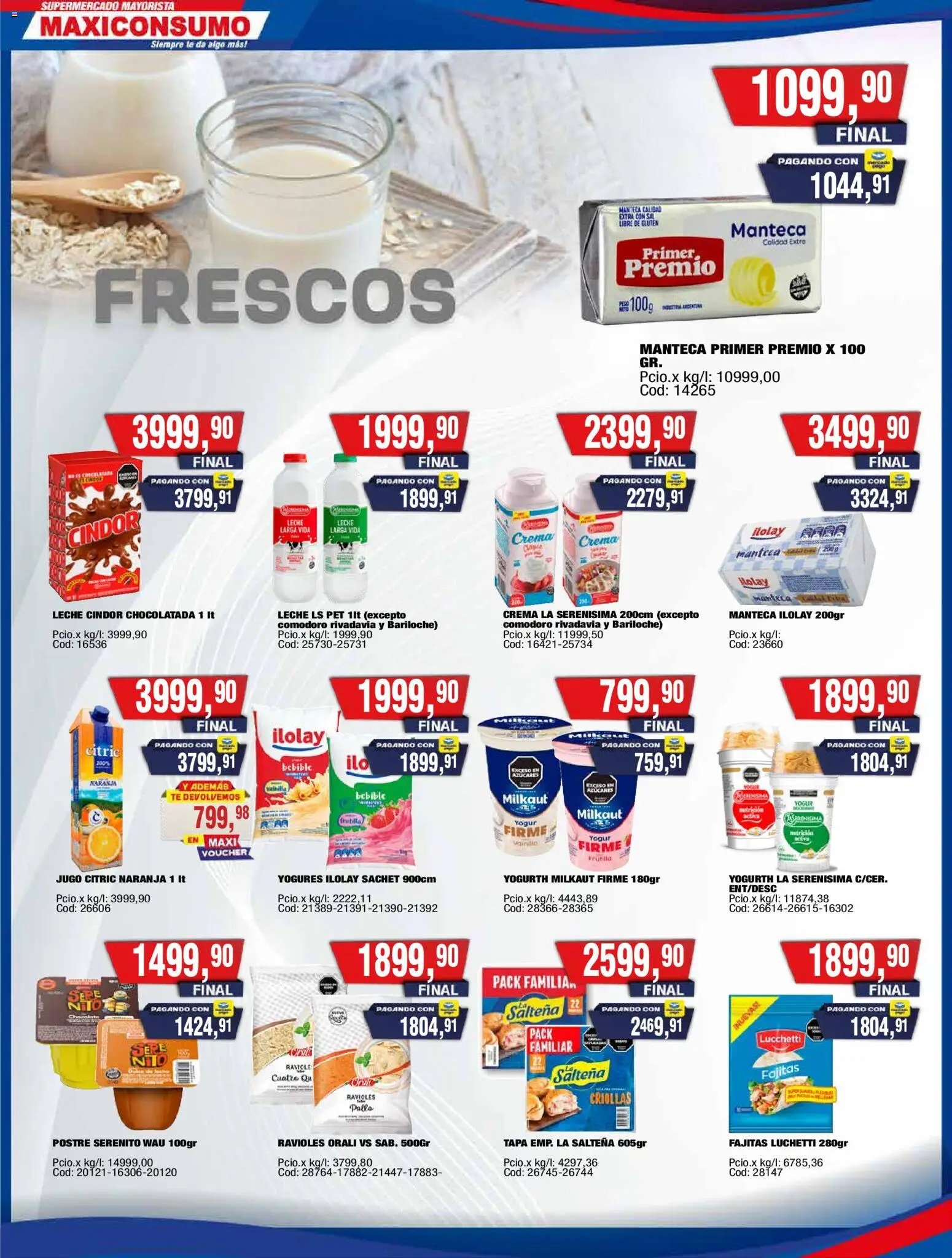 Maxiconsumo ofertas (2026-03-30 - 2026-04-05)