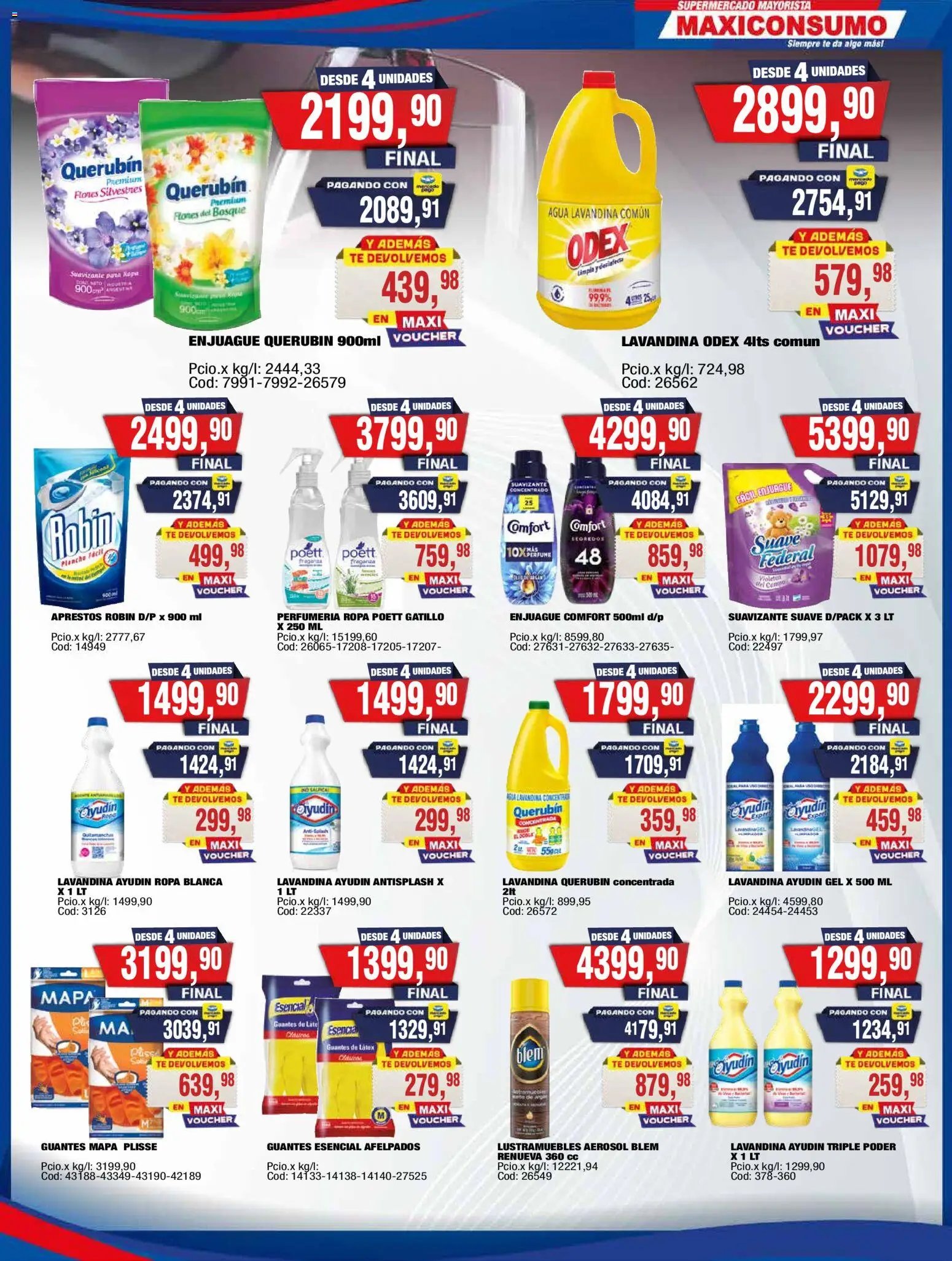 Maxiconsumo ofertas (2026-03-30 - 2026-04-05)