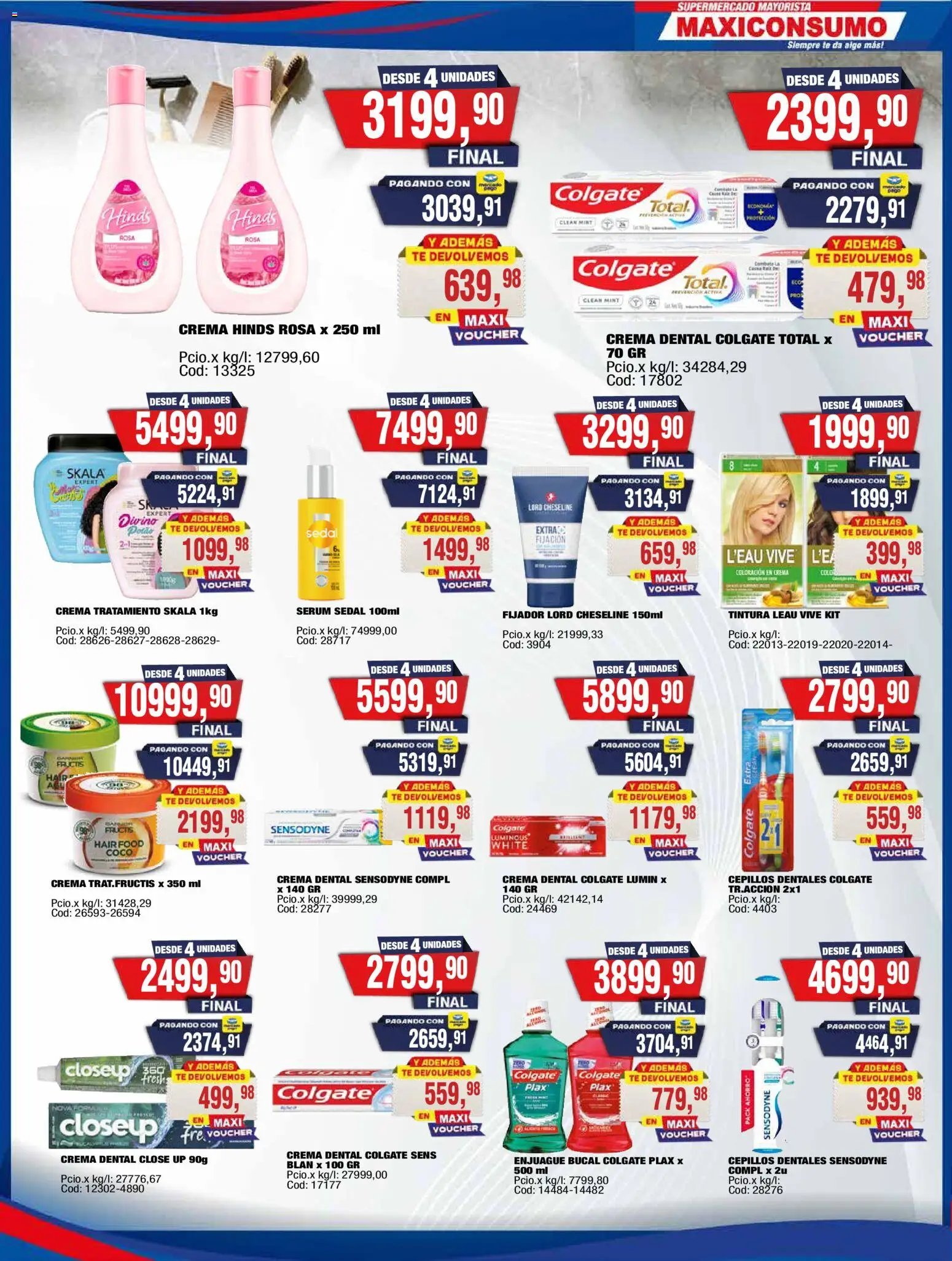 Maxiconsumo ofertas (2026-03-30 - 2026-04-05)