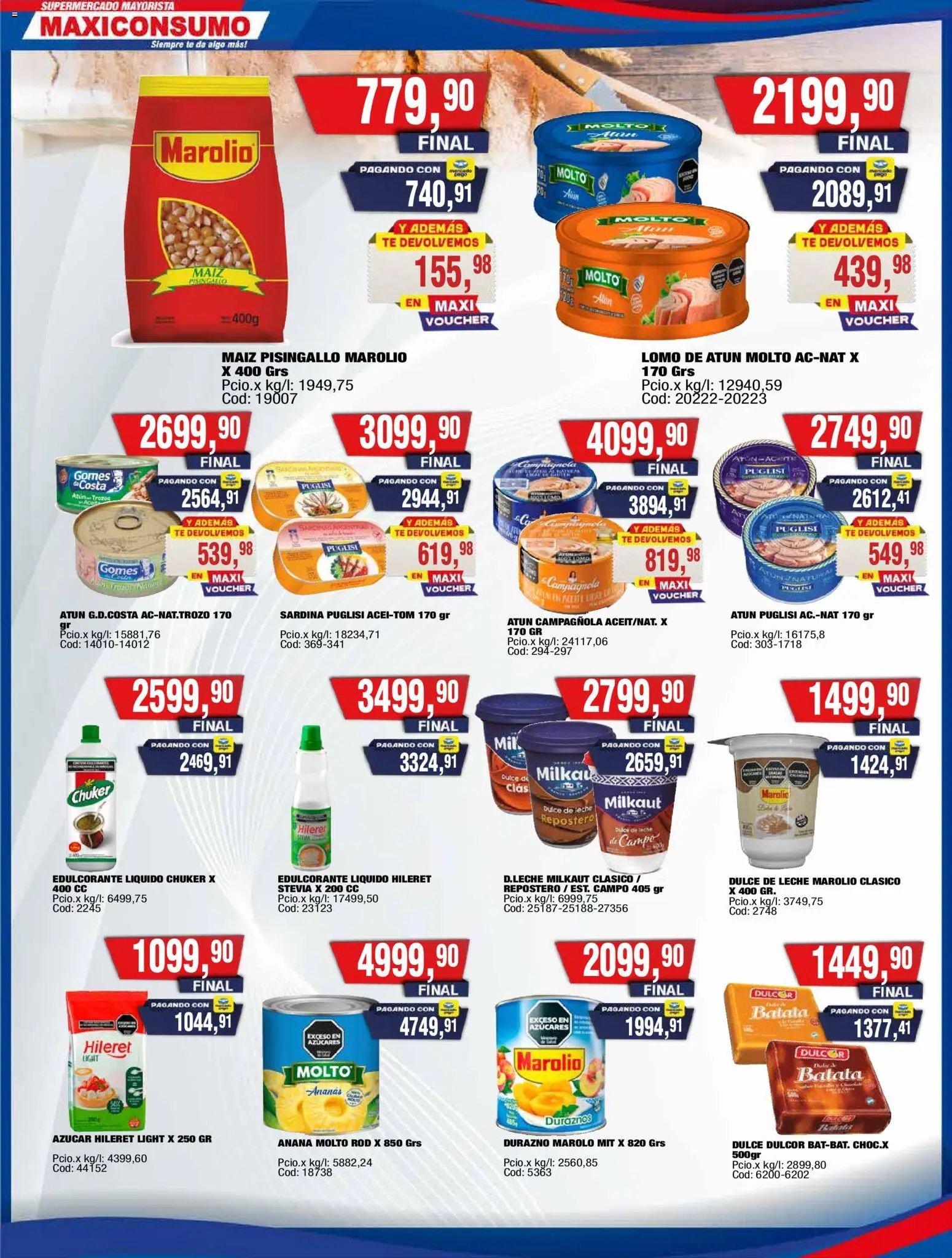 Maxiconsumo ofertas (2026-03-30 - 2026-04-05)