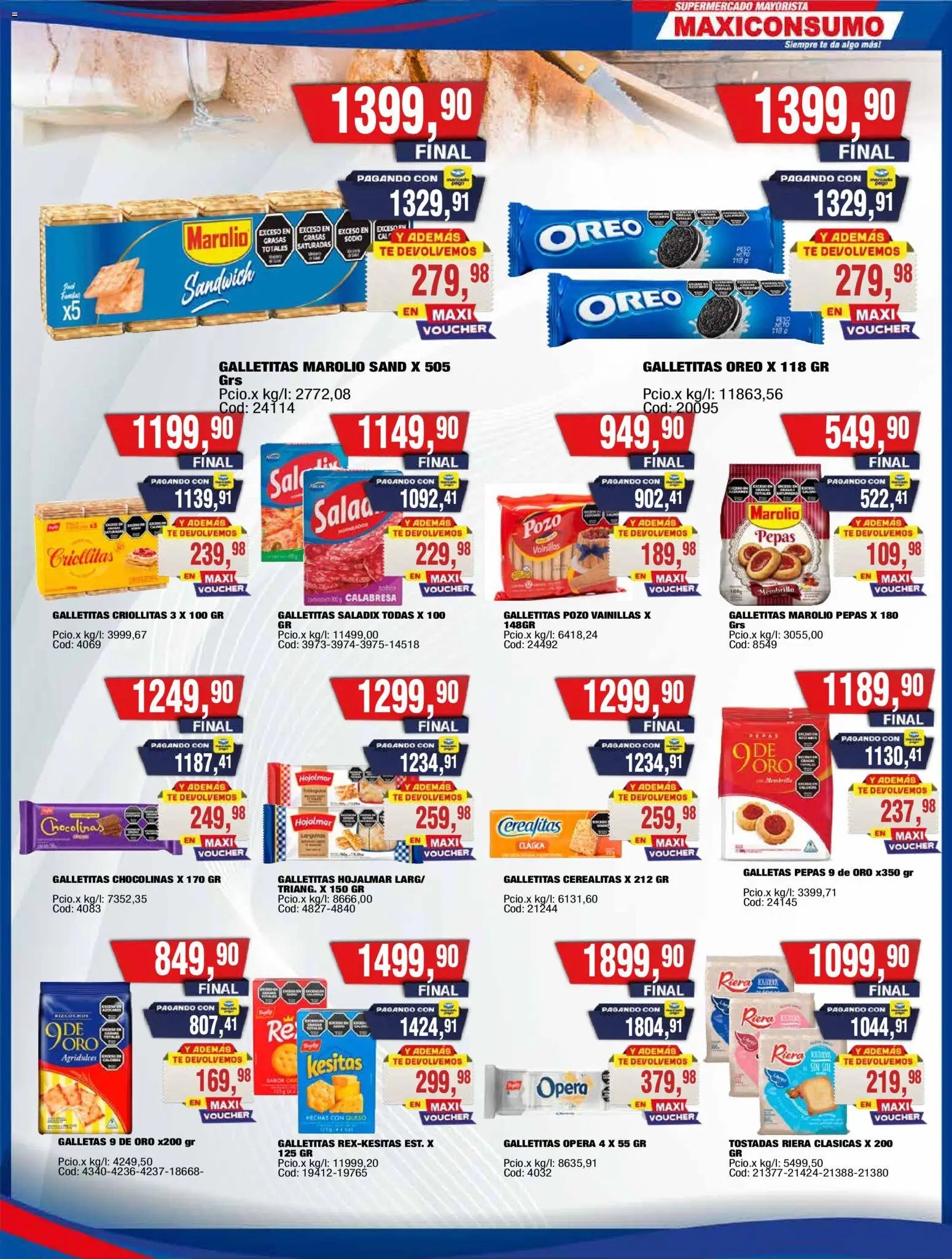 Maxiconsumo ofertas (2026-03-30 - 2026-04-05)