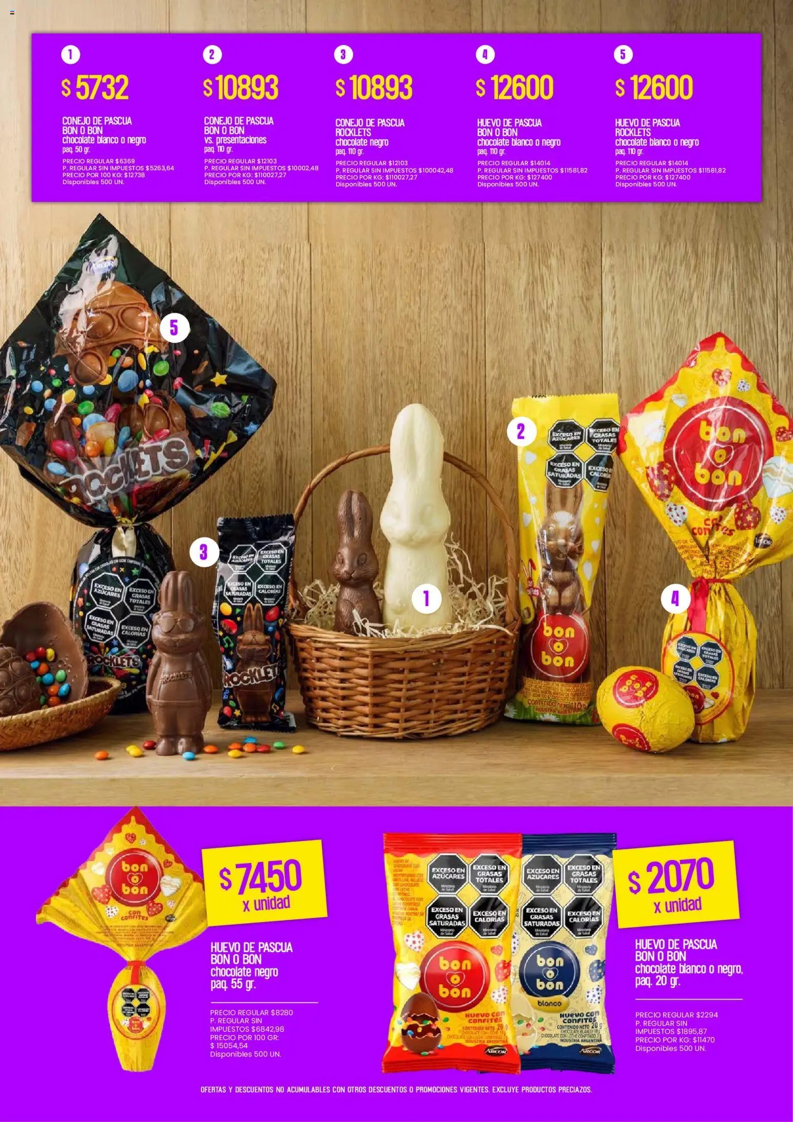 Vea - Oferta Especial Pascuas | Buenos Aires, Chubut y Córdoba (2026-03-24 - 2026-04-05)