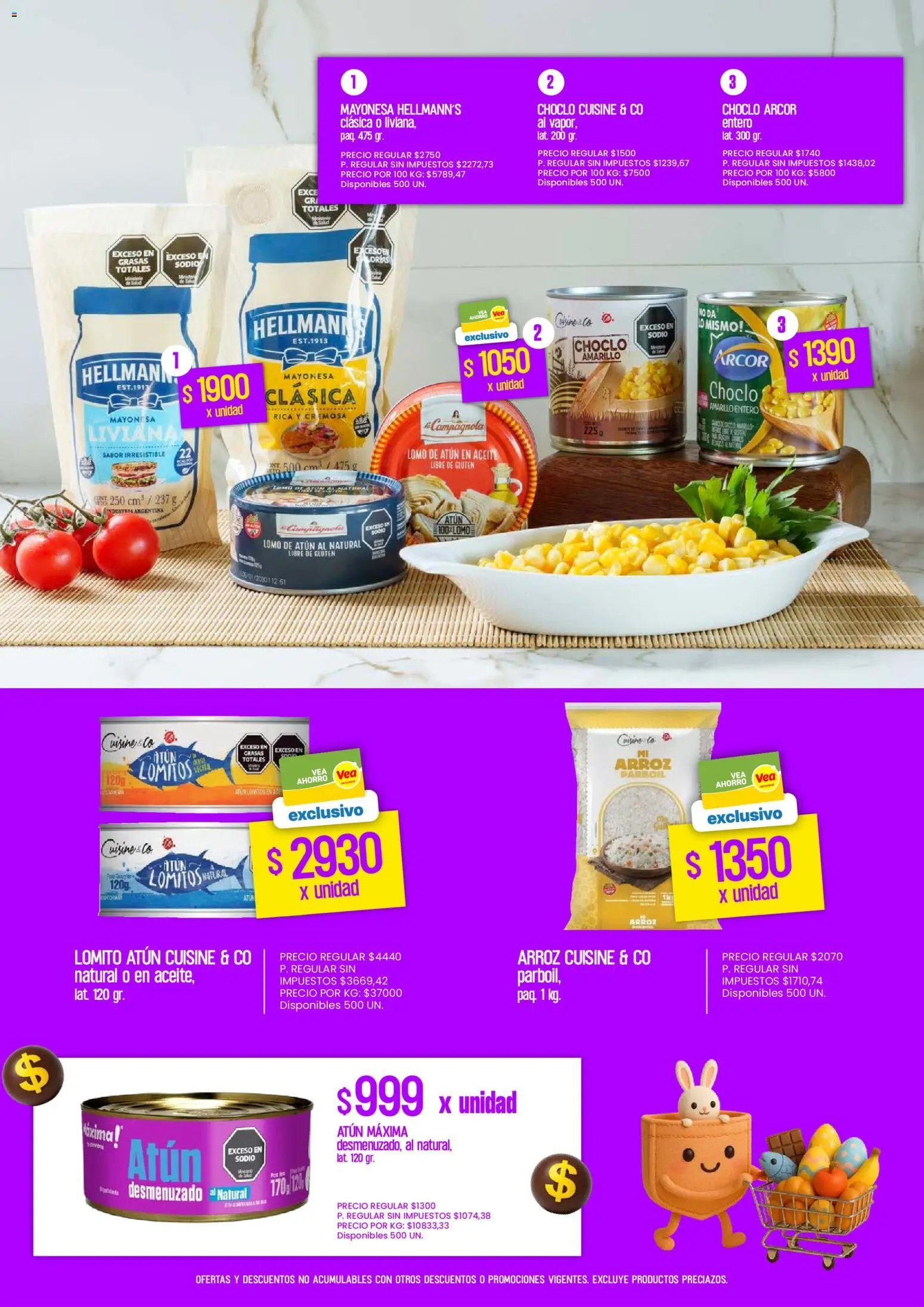 Vea - Oferta Especial Pascuas | Buenos Aires, Chubut y Córdoba (2026-03-24 - 2026-04-05)