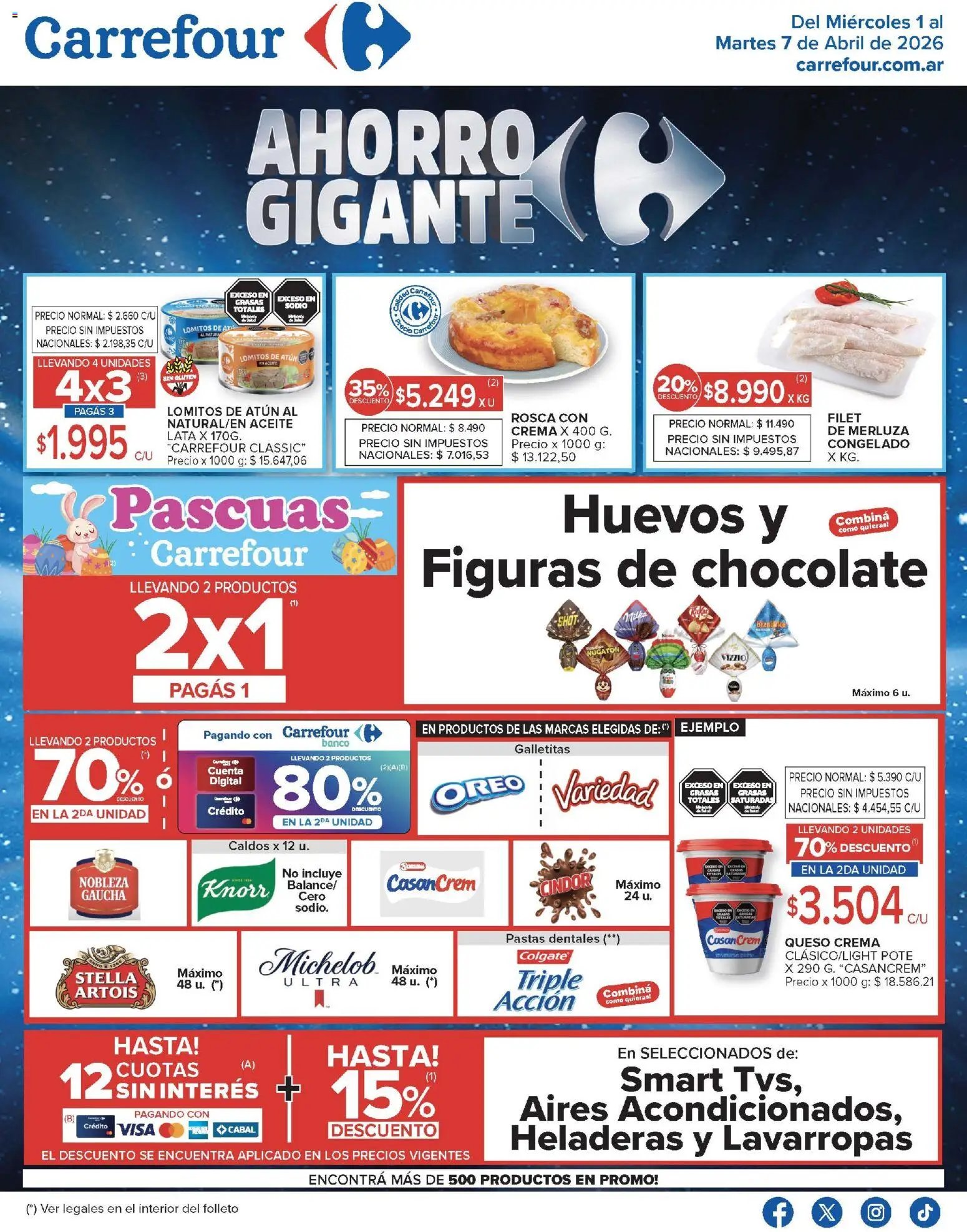 Carrefour ofertas (2026-04-01 - 2026-04-07)