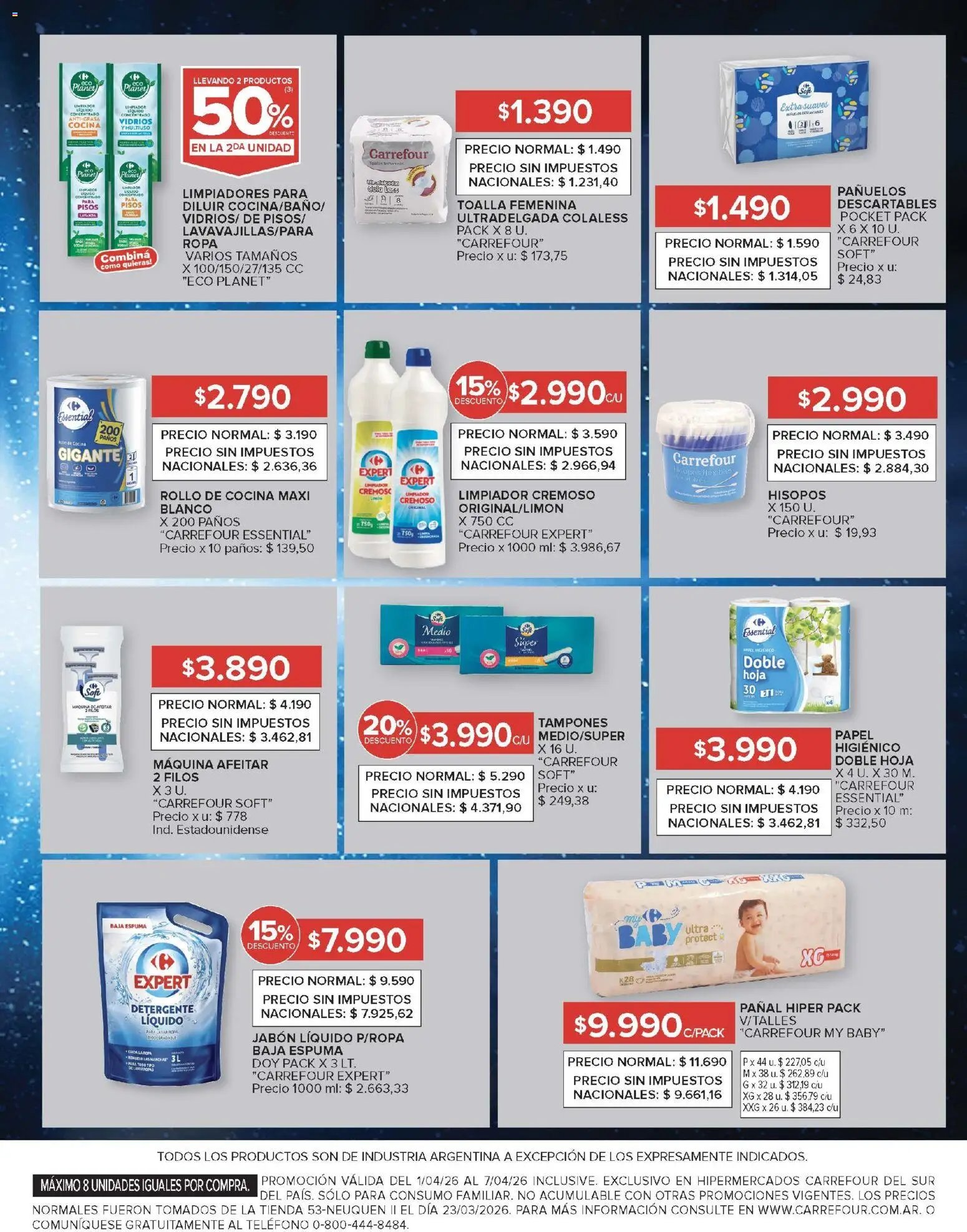 Carrefour ofertas (2026-04-01 - 2026-04-07)