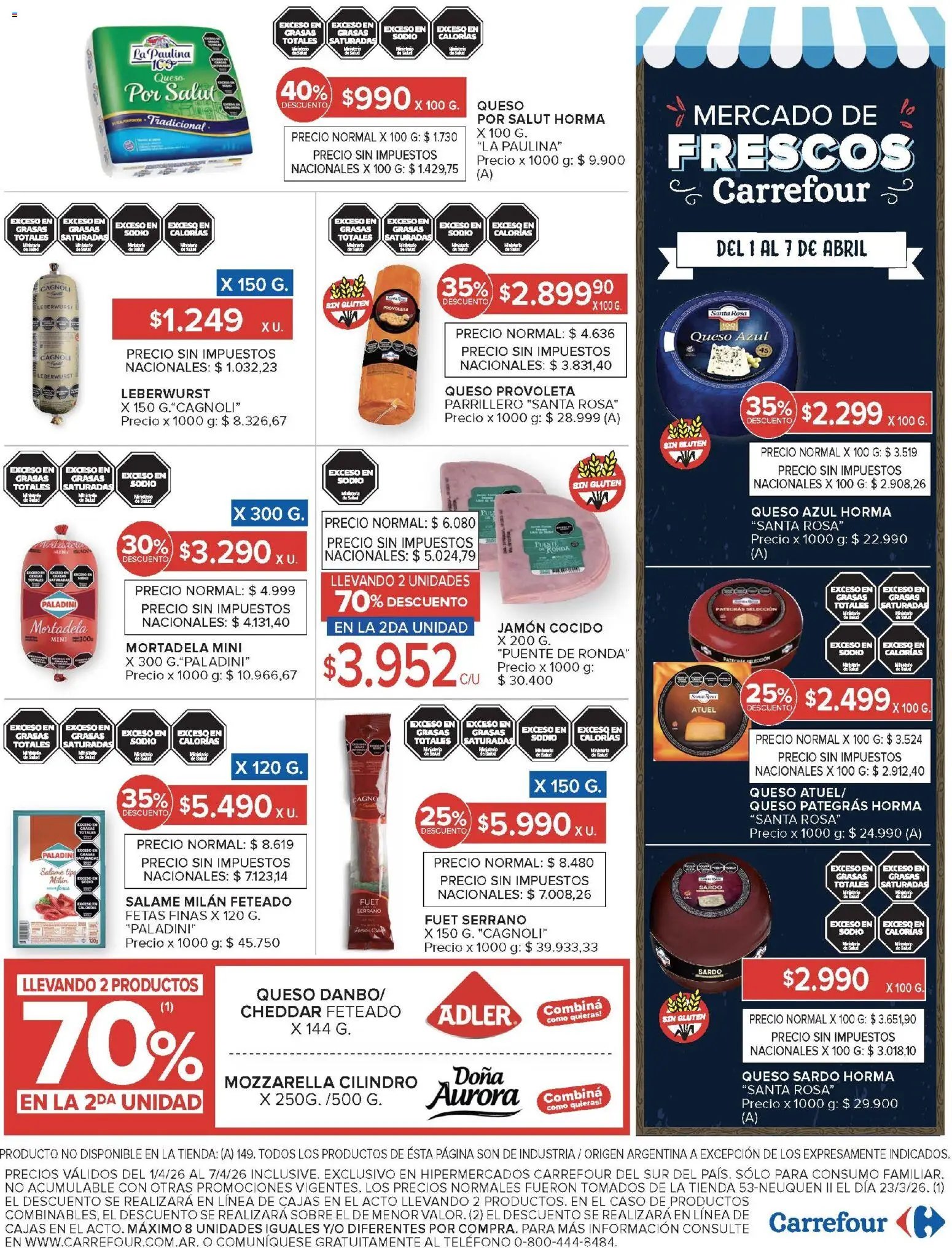 Carrefour ofertas (2026-04-01 - 2026-04-07)