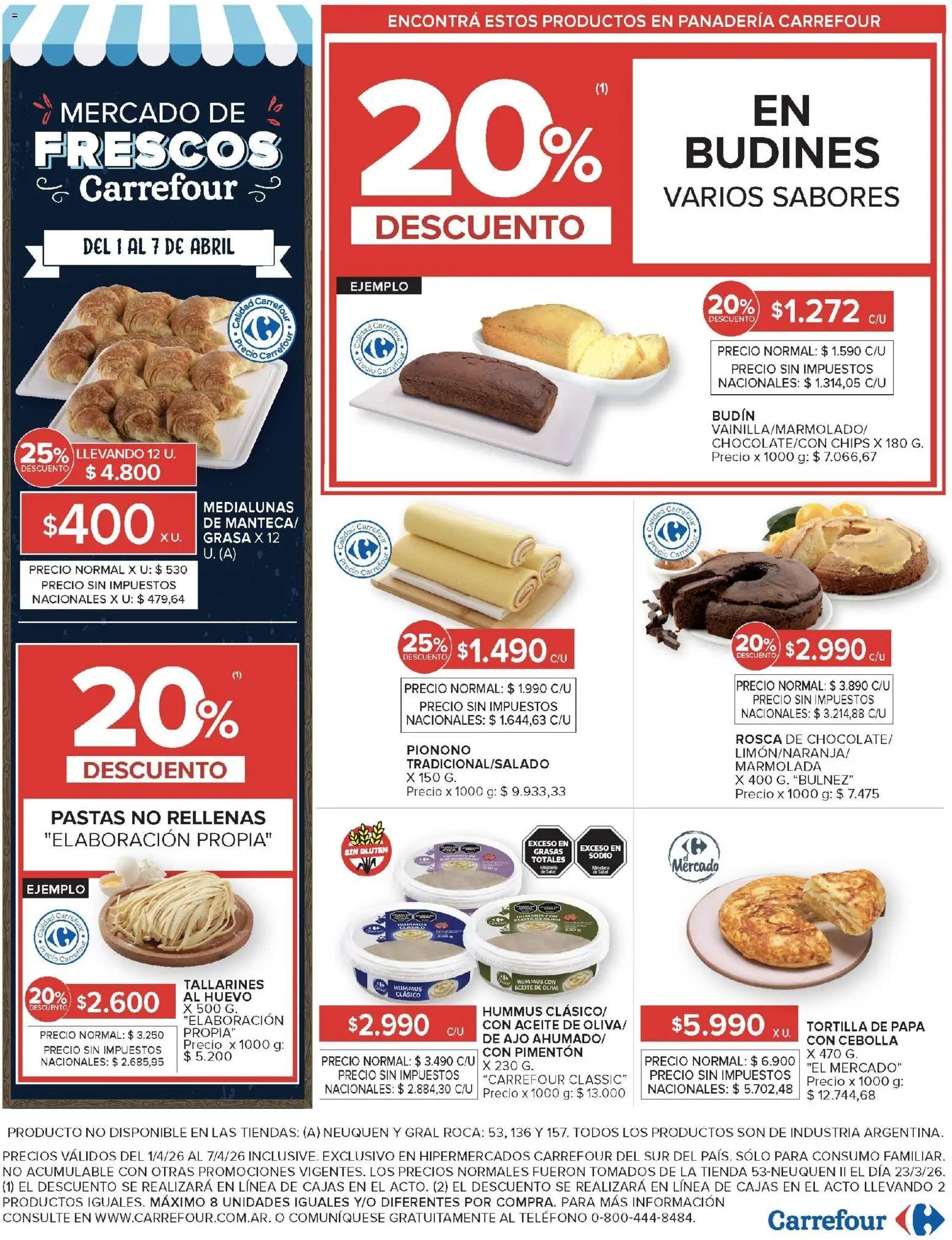 Carrefour ofertas (2026-04-01 - 2026-04-07)