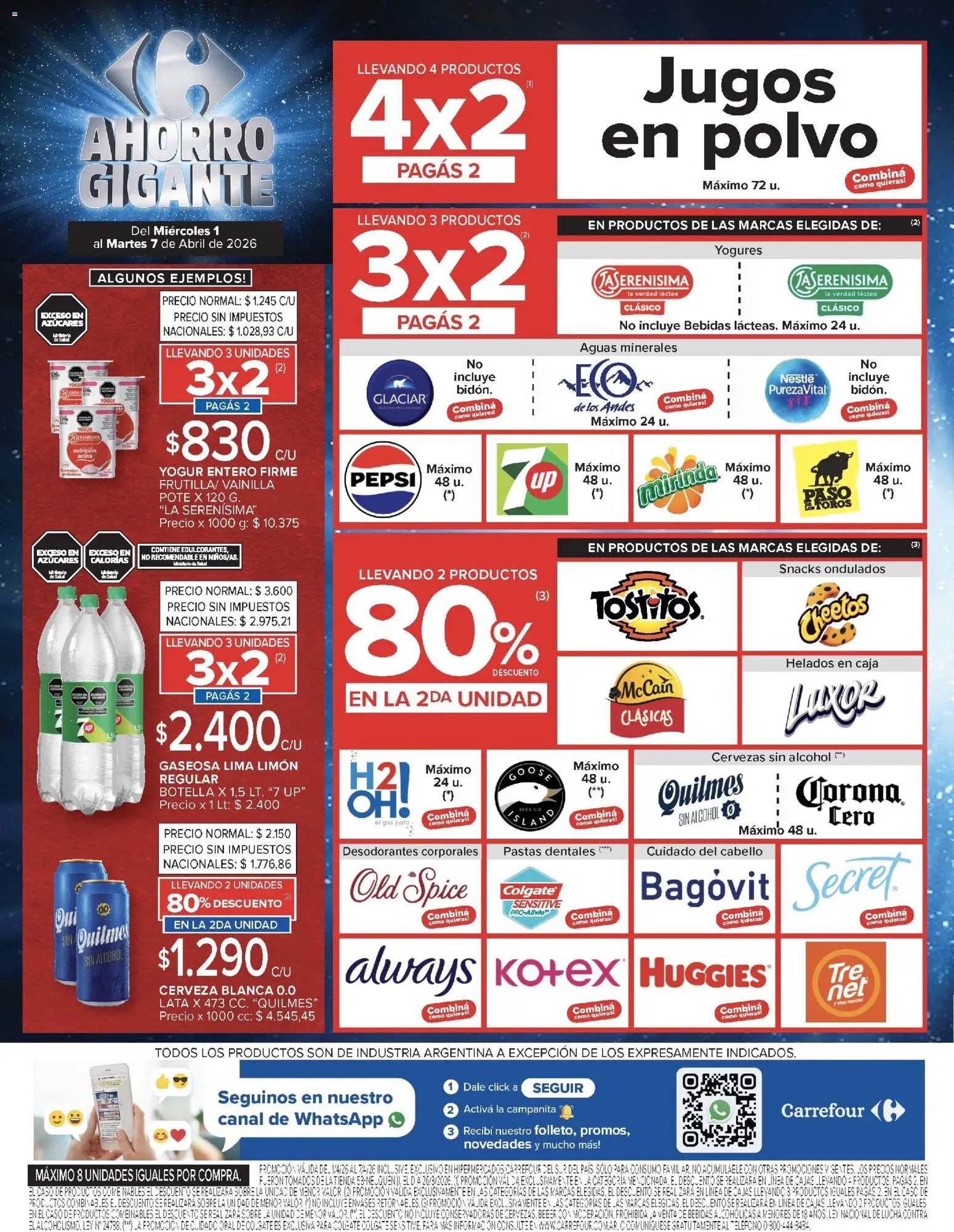 Carrefour ofertas (2026-04-01 - 2026-04-07)