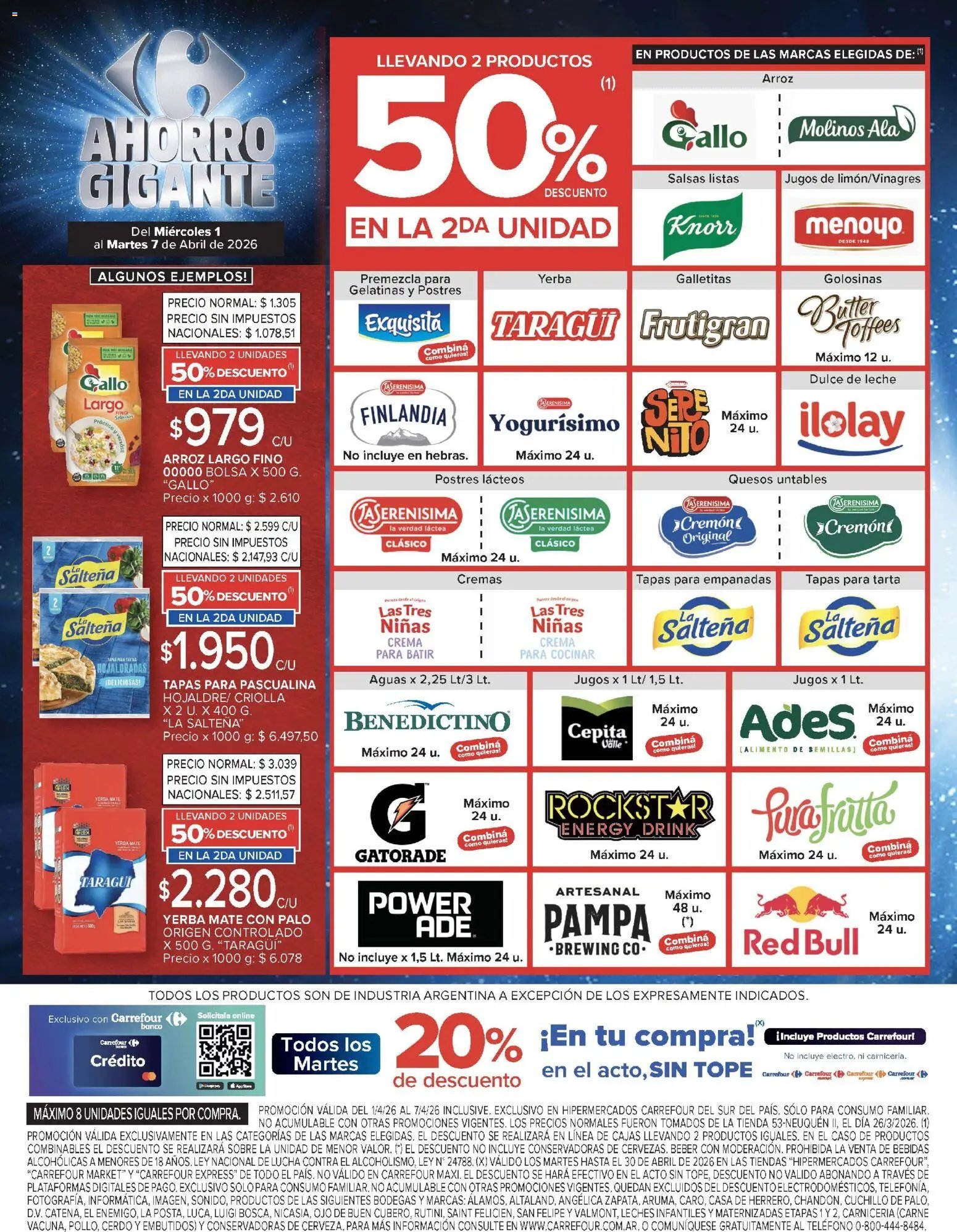 Carrefour ofertas (2026-04-01 - 2026-04-07)