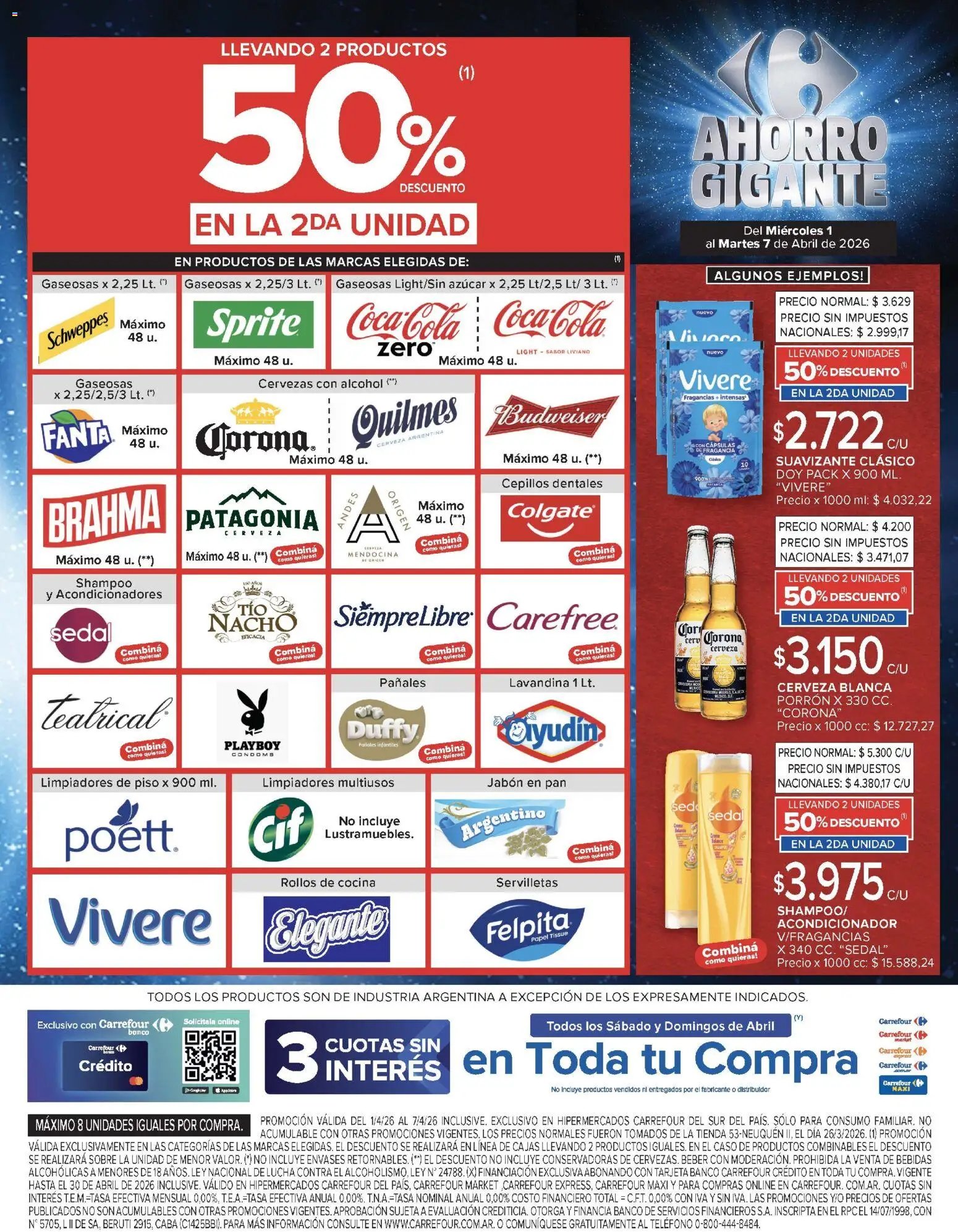 Carrefour ofertas (2026-04-01 - 2026-04-07)