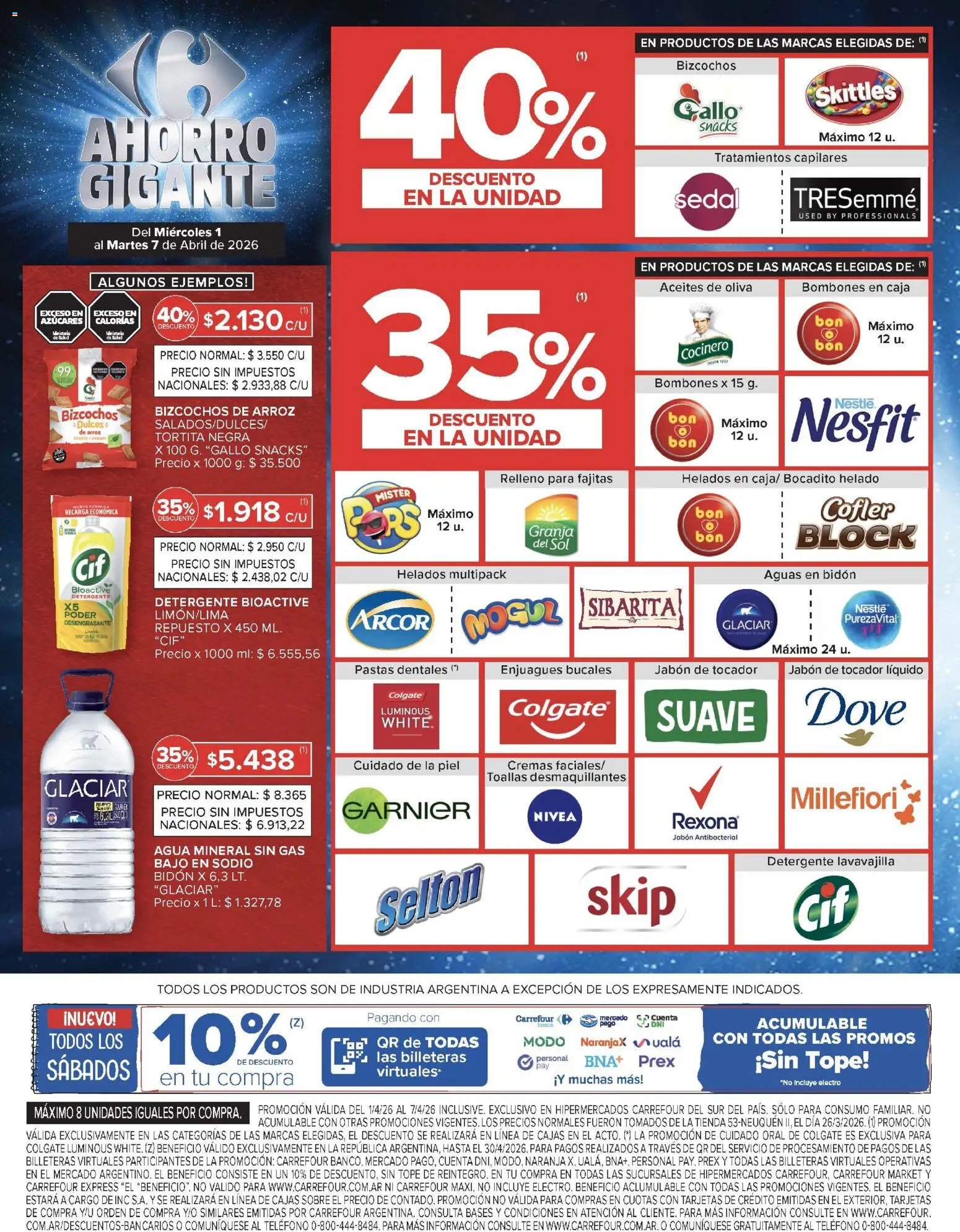 Carrefour ofertas (2026-04-01 - 2026-04-07)