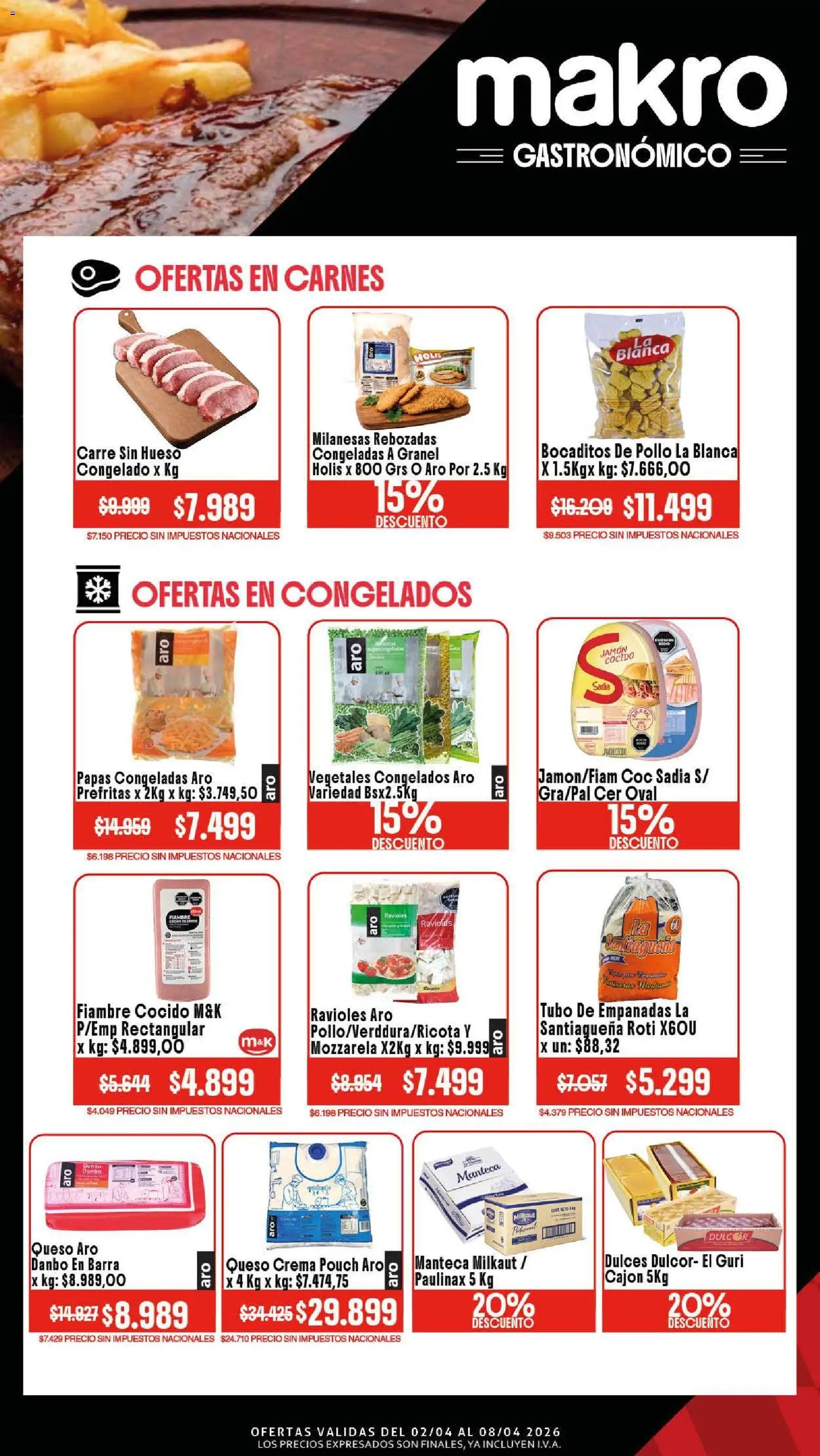 Makro Ofertas Gastronómico (2026-04-02 - 2026-04-08)